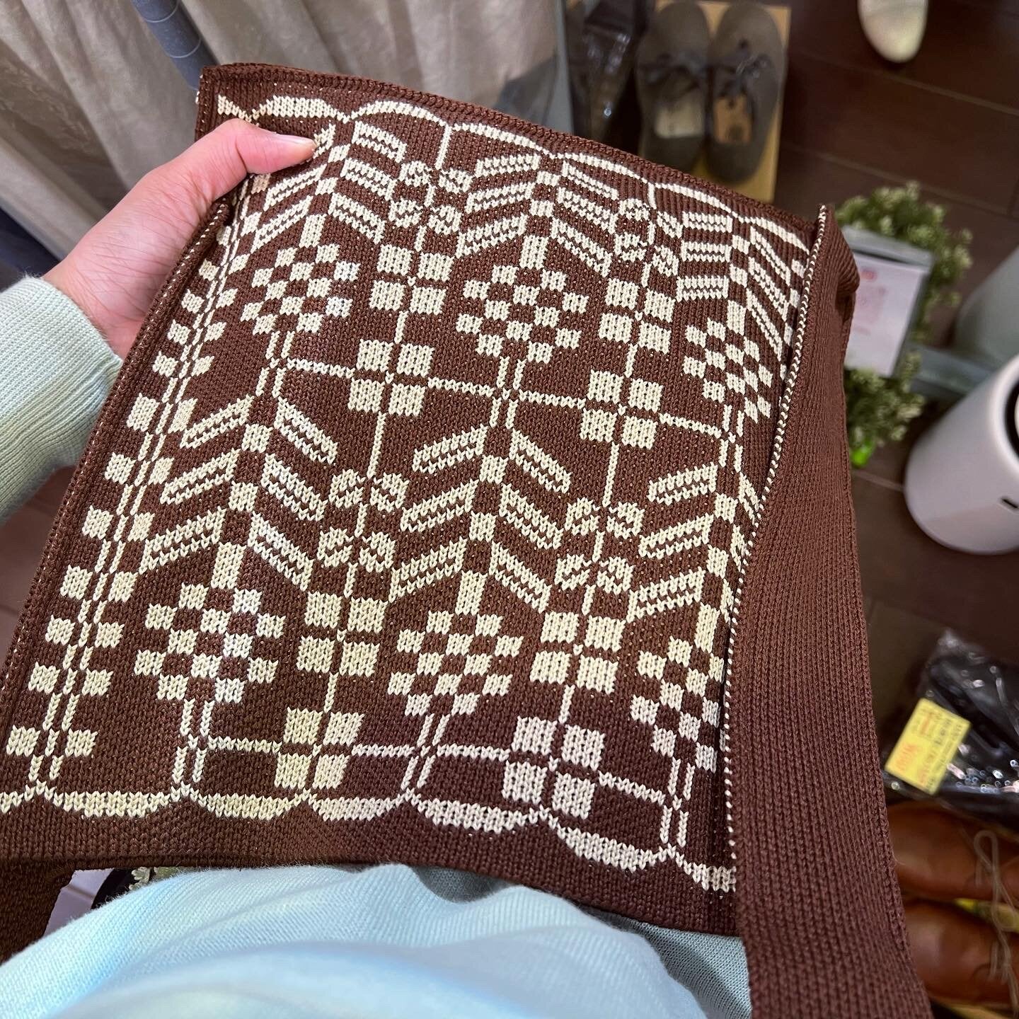 Sale- French bull Brown Bag, made in Japan