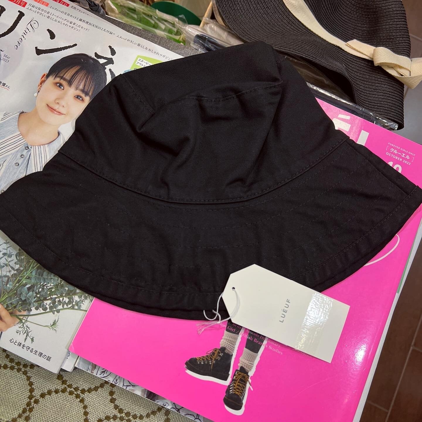 Sale- Lueuf Cotton Hat, 2 Colors, made in Korea