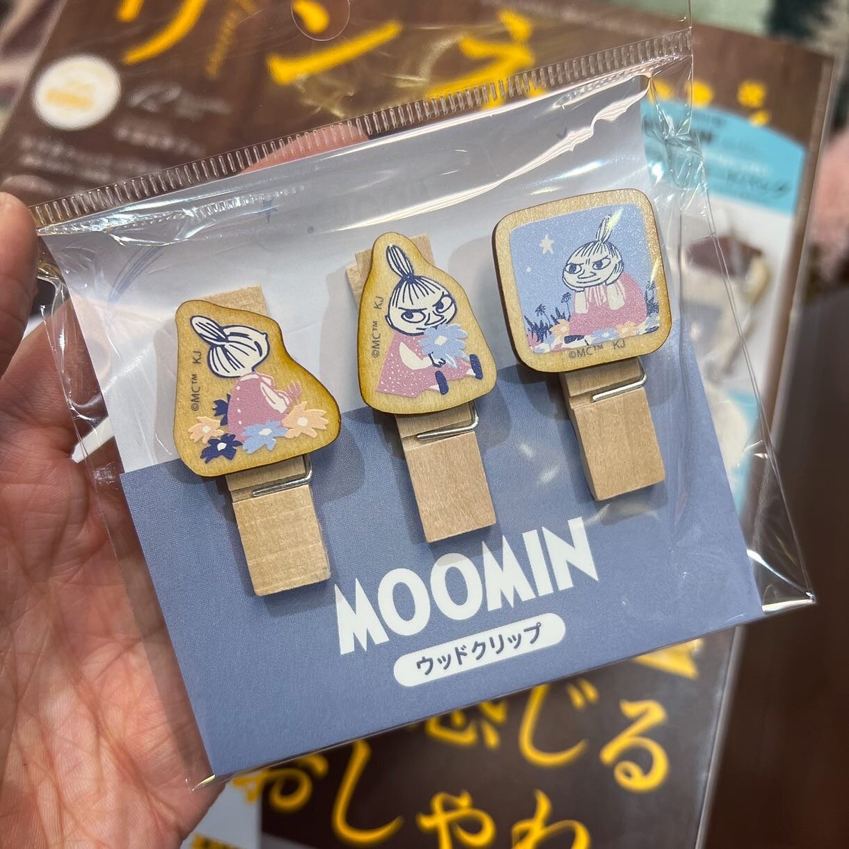 Little My Wooden Clip, made in Japan