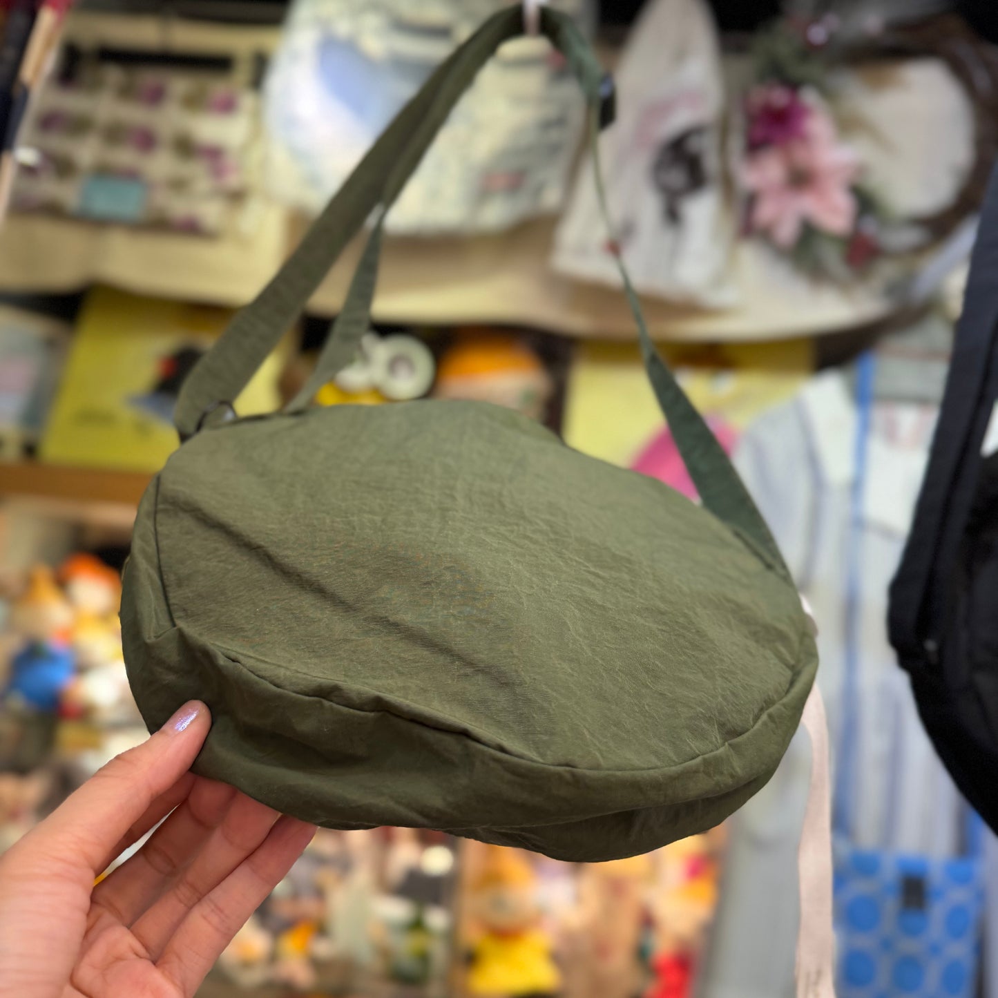 Anvocoeur Circle Nylon Bag, 2 Colors, made in Japan