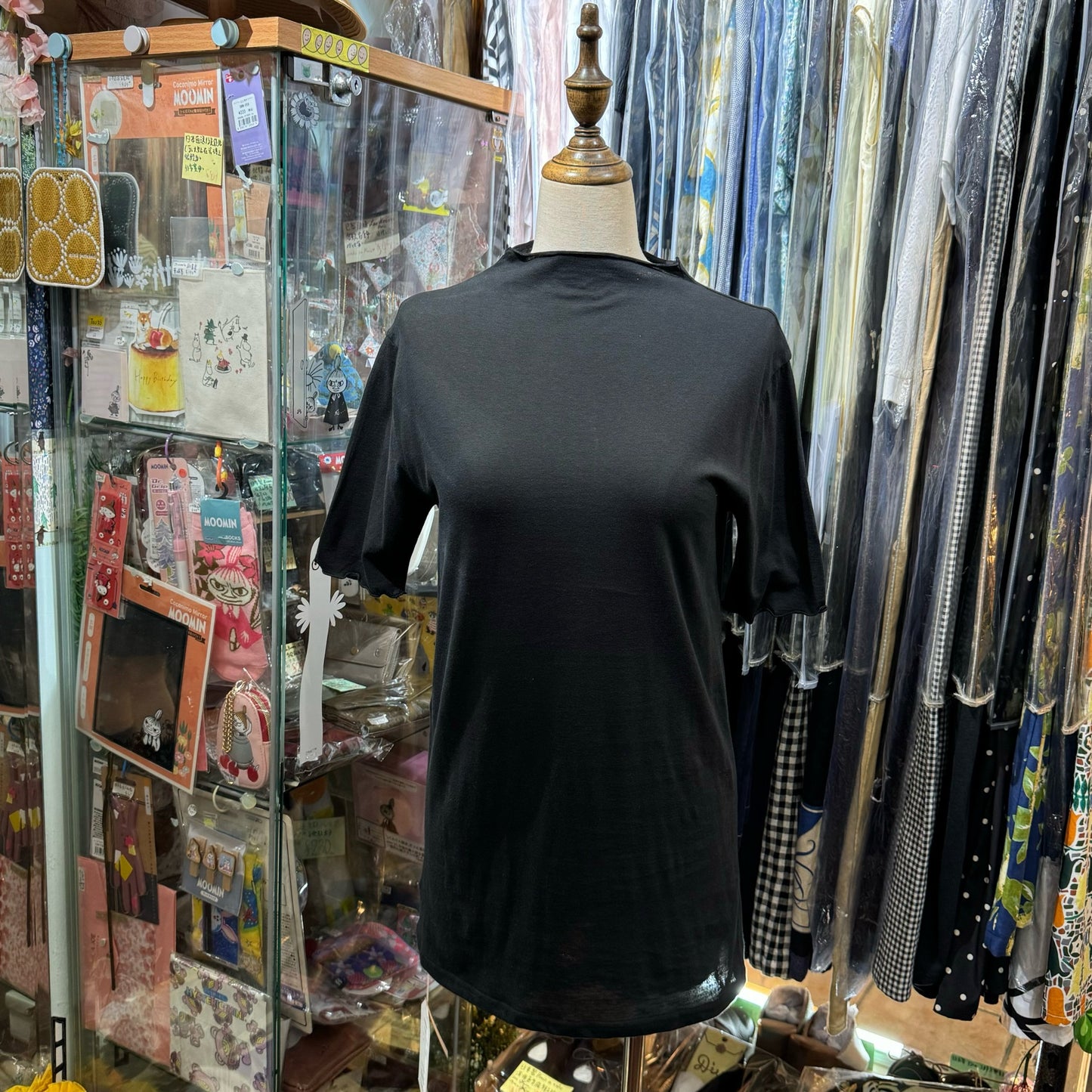 Sale- Lueuf Ruffles Top, T-shirt, 4 Colors, made in Japan