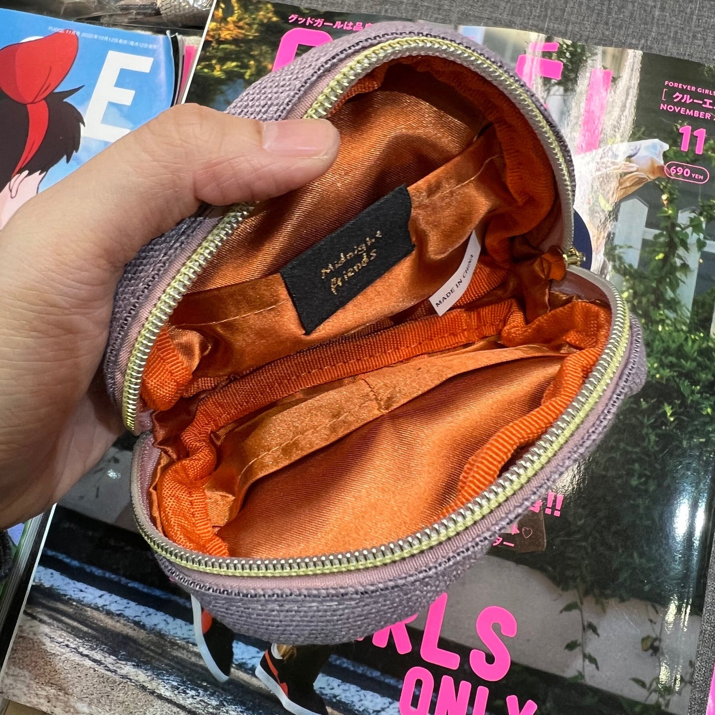 Midnight Friends Rabbit Pink Pouch