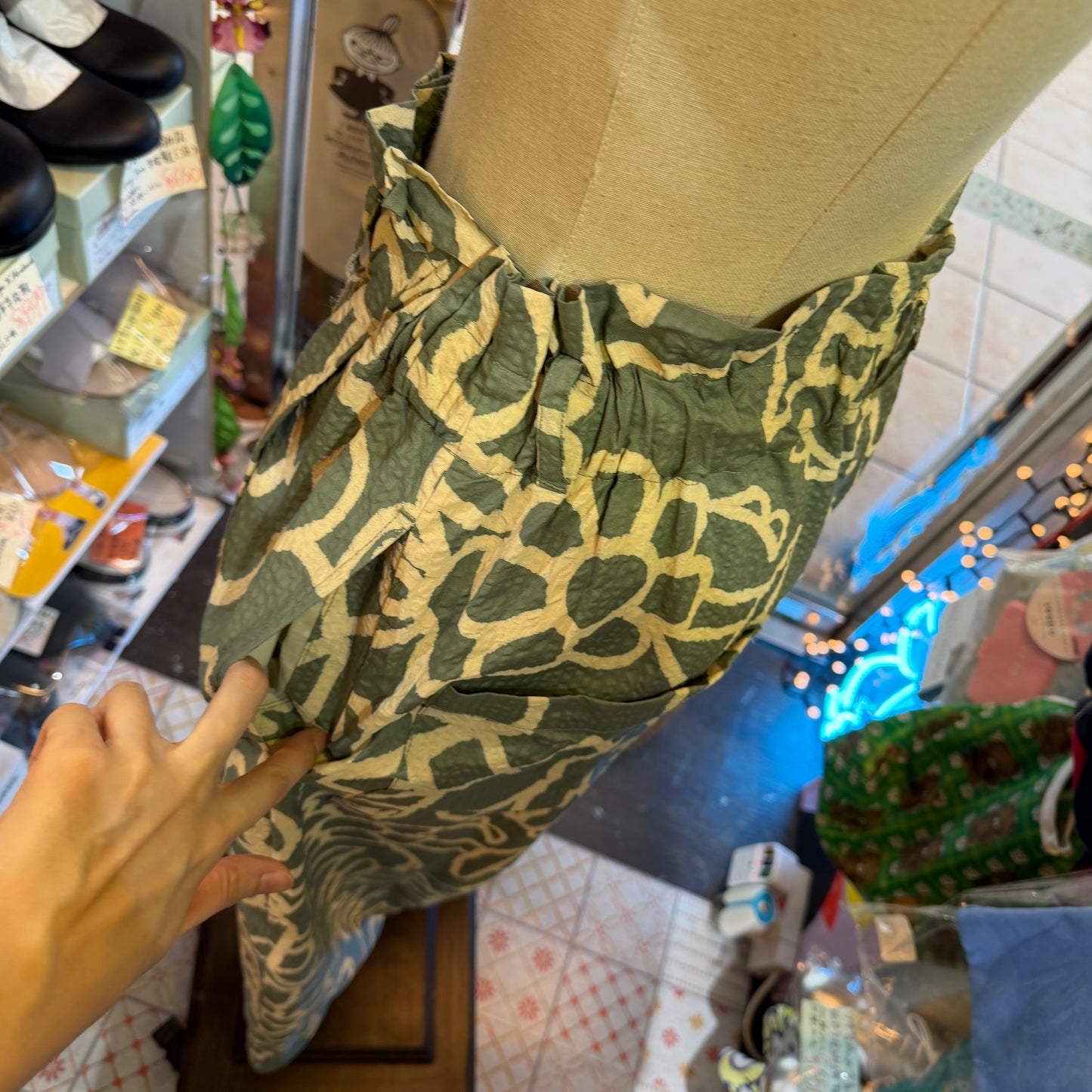 Tumugu Original Print Floral Cotton Pants, 2 Colors