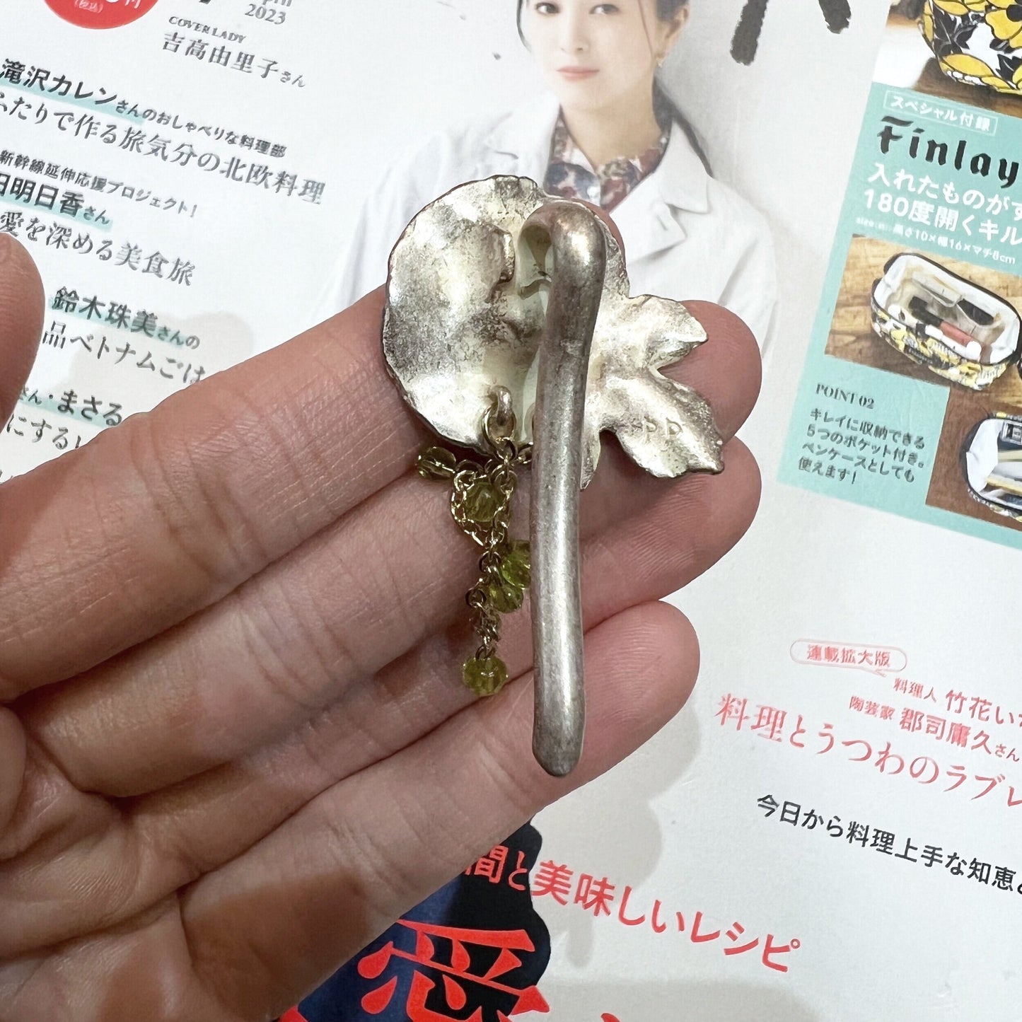 Sale- Palnart Poc Flower Hair Clip, made in Japan