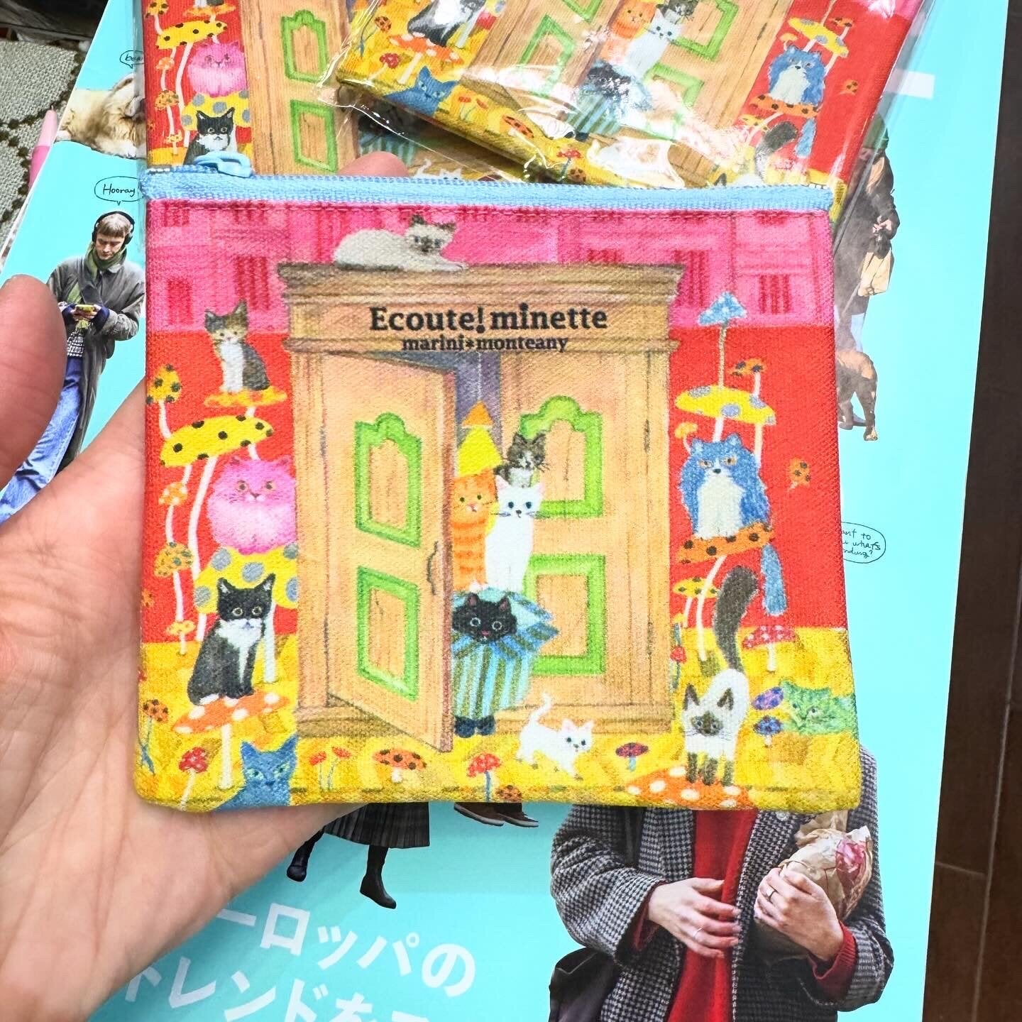 Ecoute Cat Pouch, made in Japan