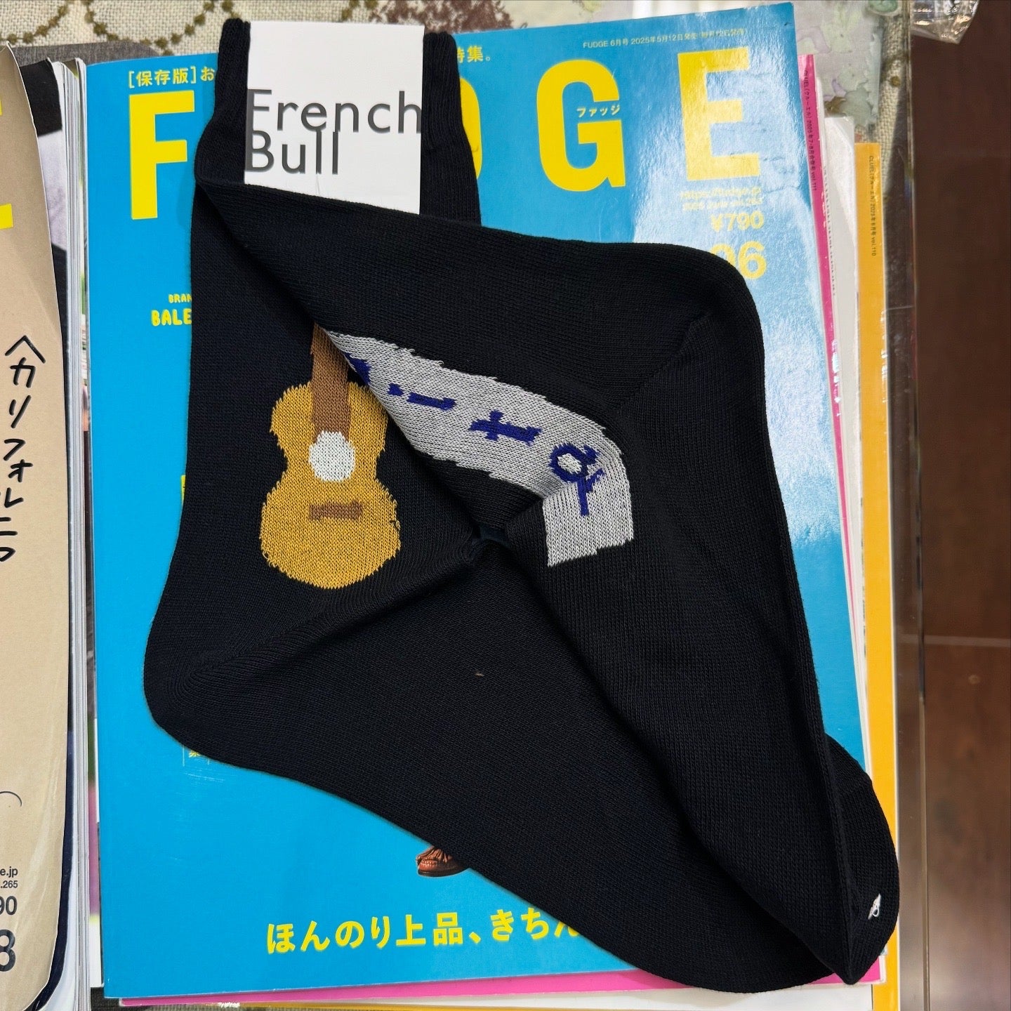 French Bull Guitar Socks, 3 Colors, made in Japan