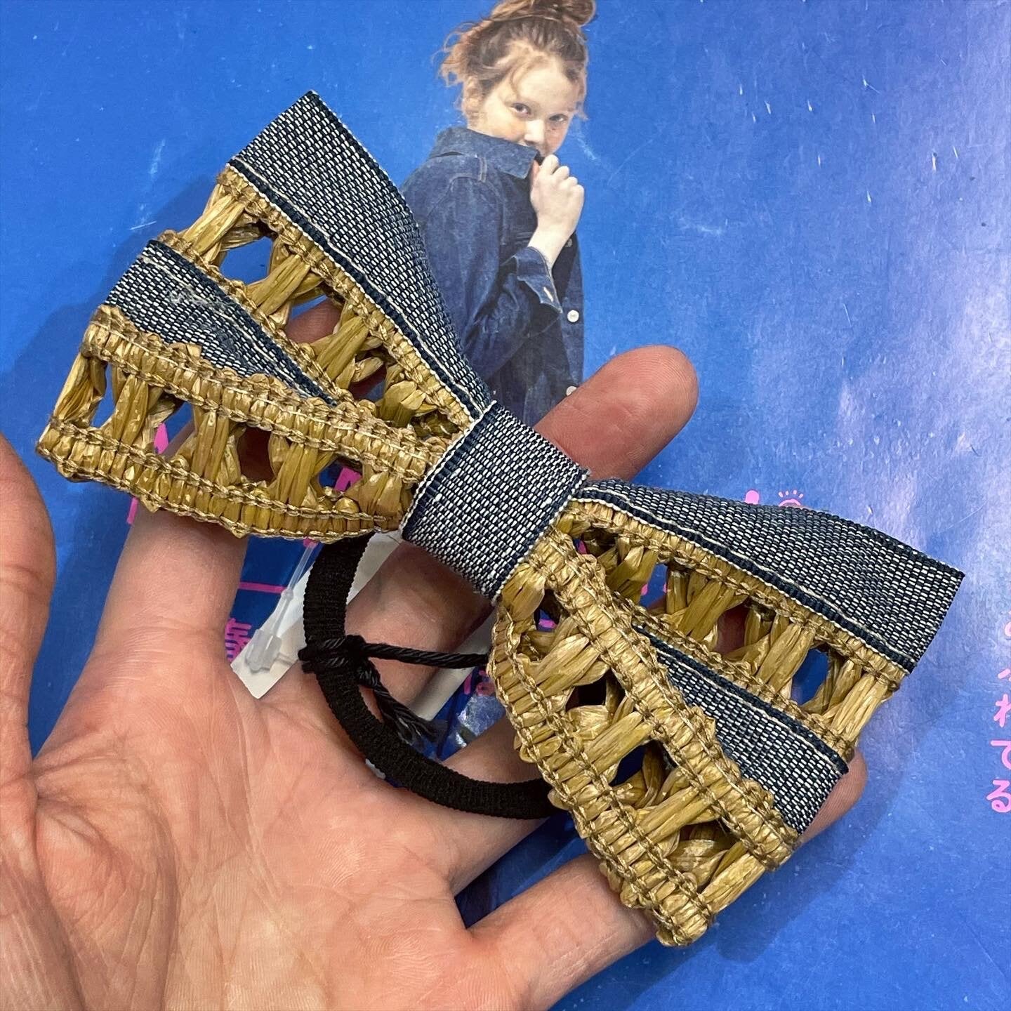 Sale- Straw Ribbon Hair Band, made in Italy