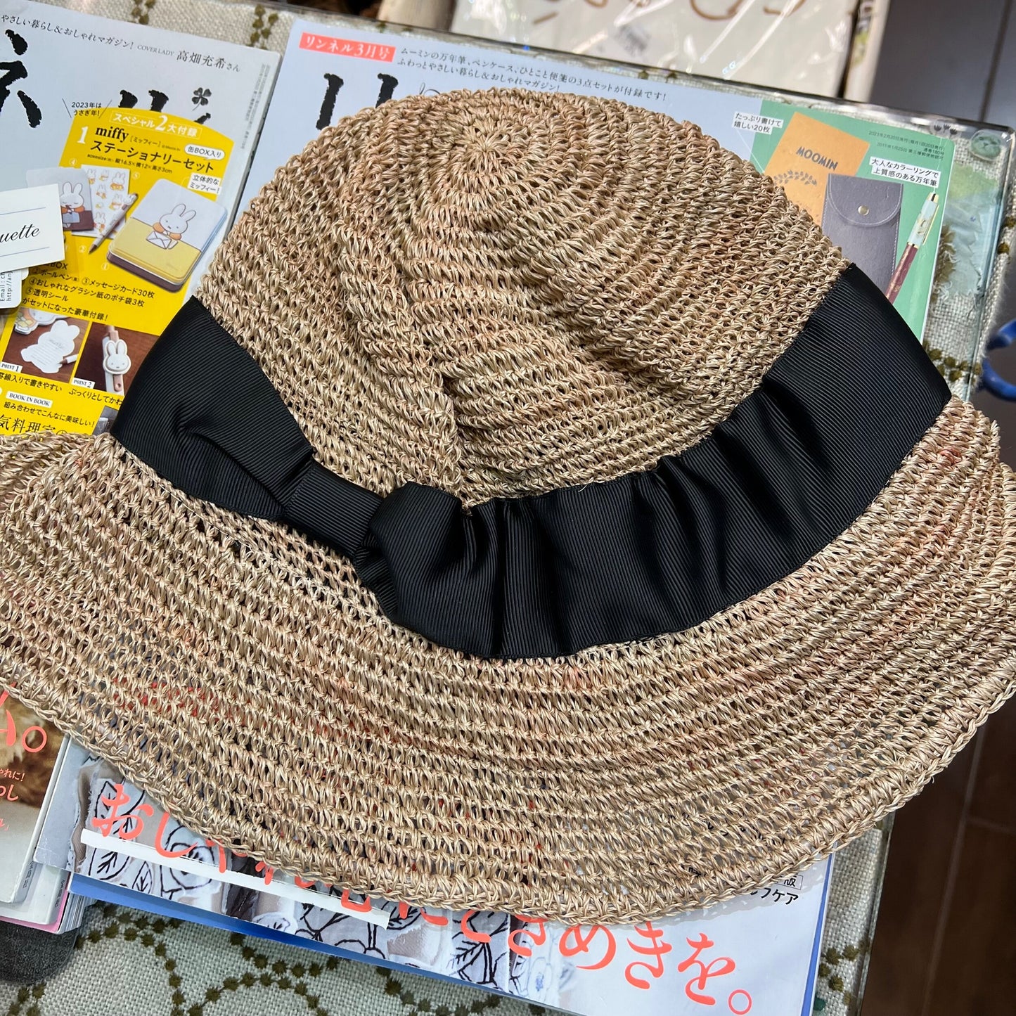 Sale- Anjou Chouette Straw Hat, 3 Colors, made in Philippines