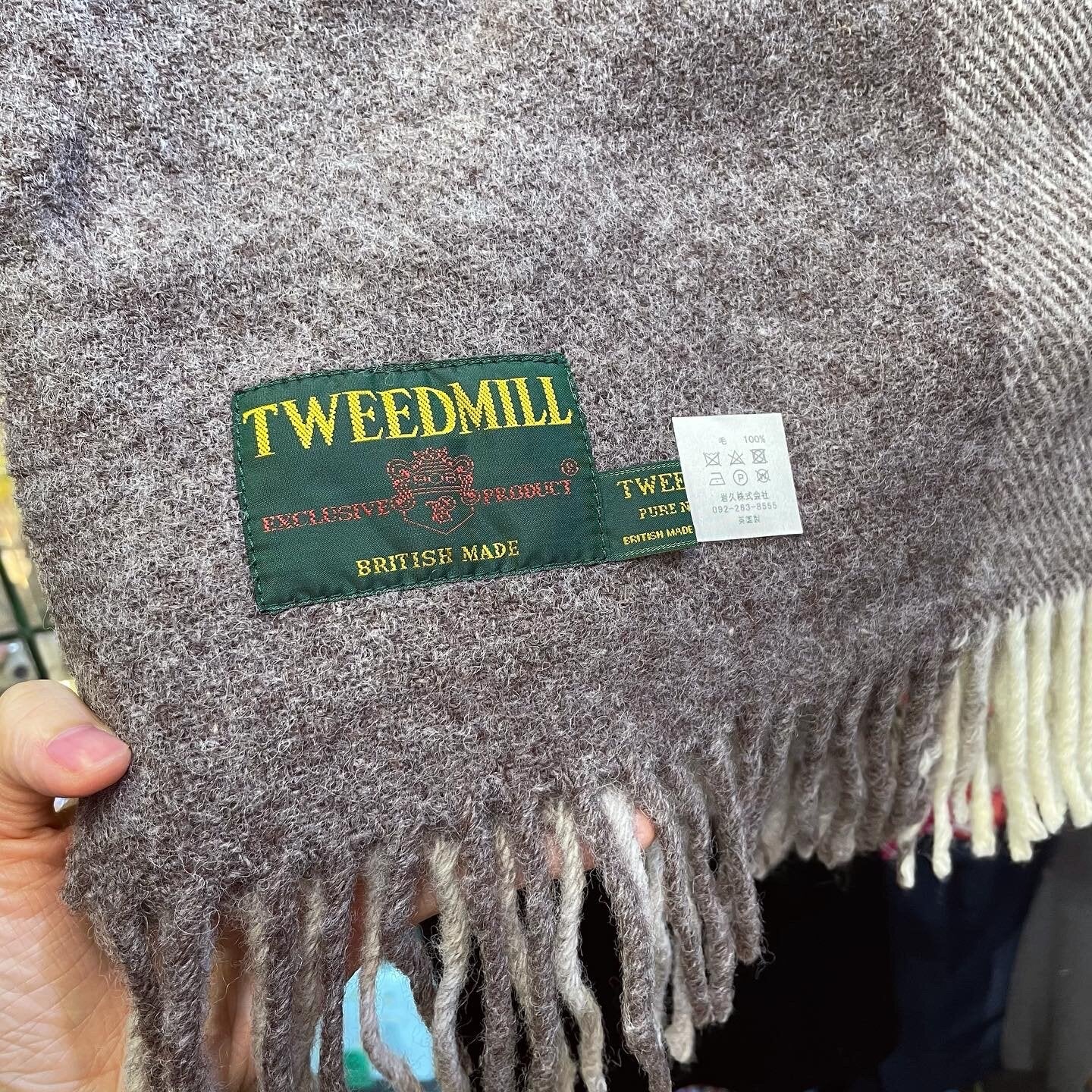 Sale- Tweedmill Wool Scarf, made in British