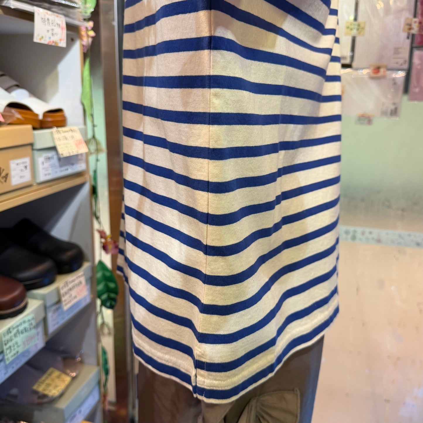Days Striped T-shirt, 3 Colors, made in Japan