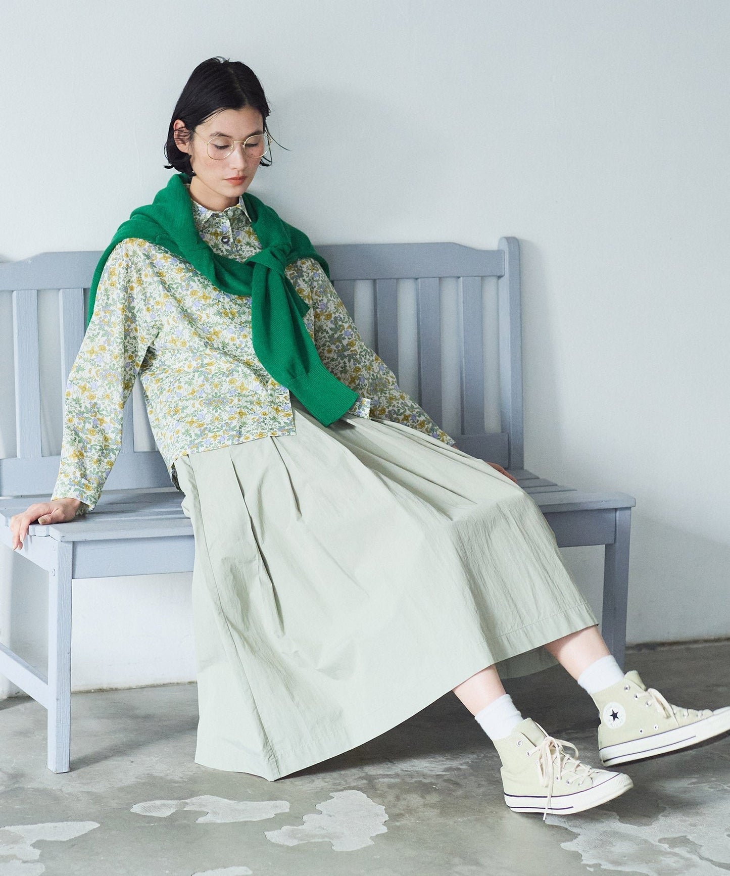 Sale- La marine Francaise X Liberty London Yellow Flora Shirt