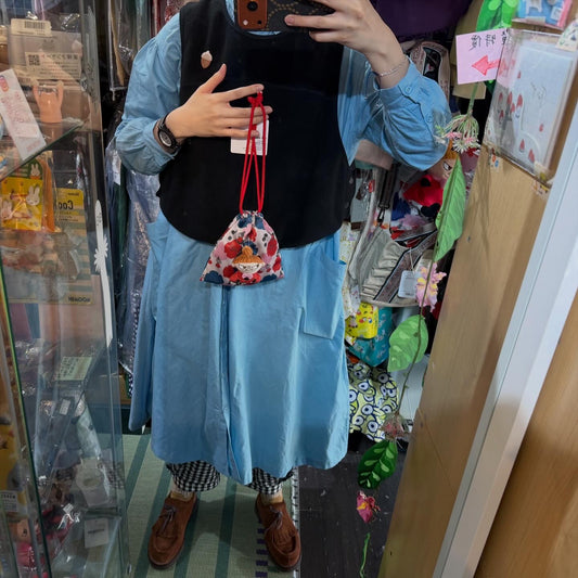 Little My Pink Drawstring Bag