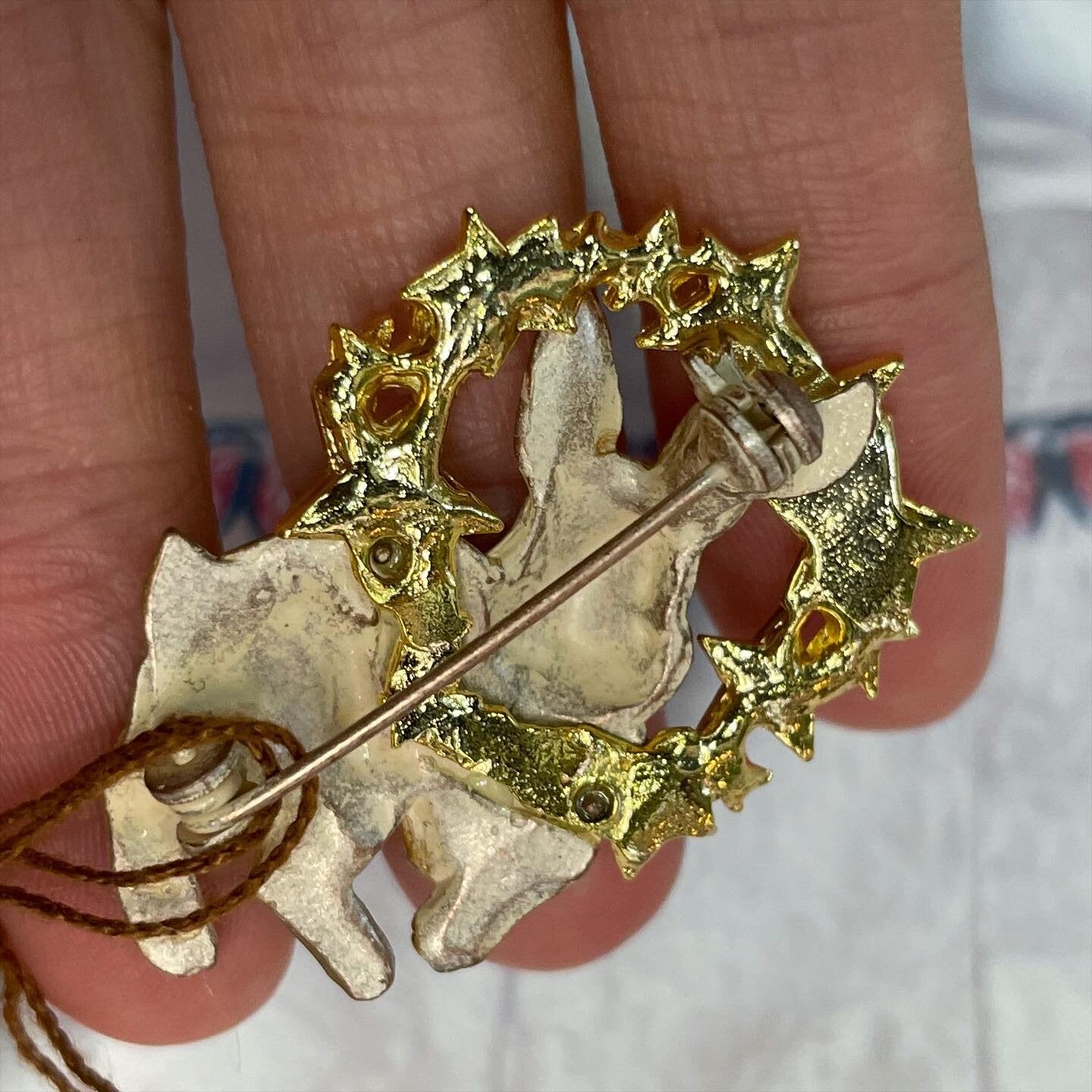 Palnart Poc Rabbit Brooch, made in Japan