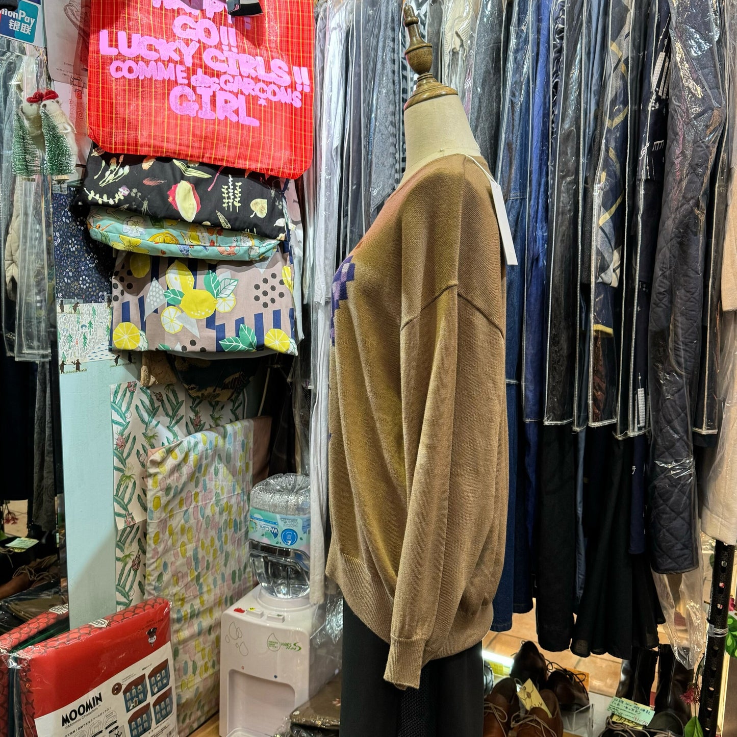EXTRA20- Boutique Ordinary Grape Brown Knit Pullover