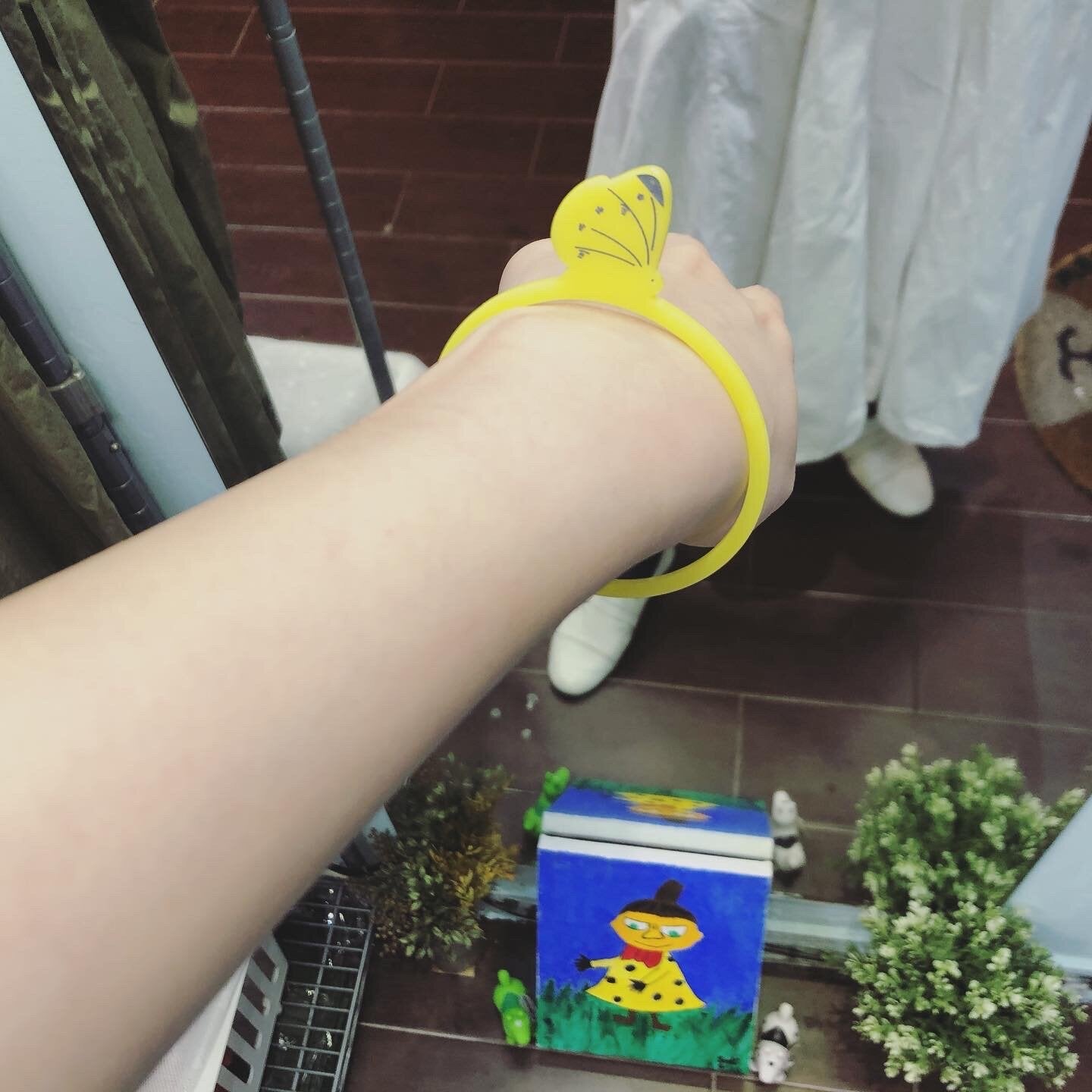Sale- Cikolata Floral Yellow Bracelet, made in Japan