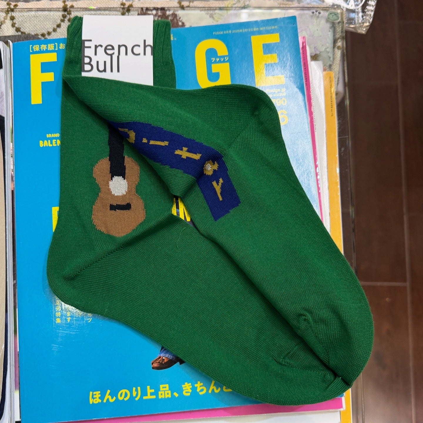 French Bull Guitar Socks, 3 Colors, made in Japan