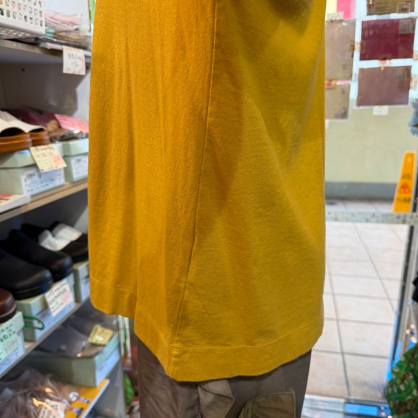 Days Yellow T-shirt, made in Japan
