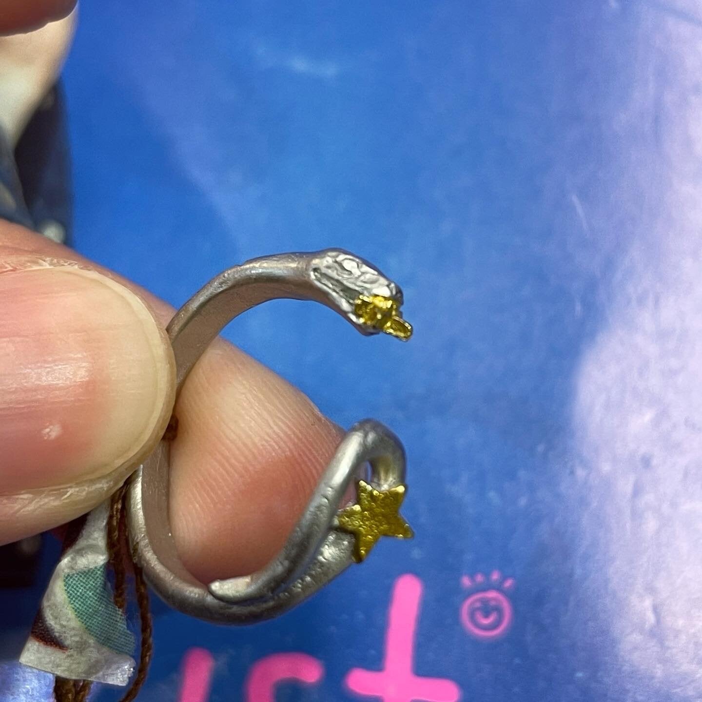 Sale- Palanrt Poc Snake Ring, made in Japan