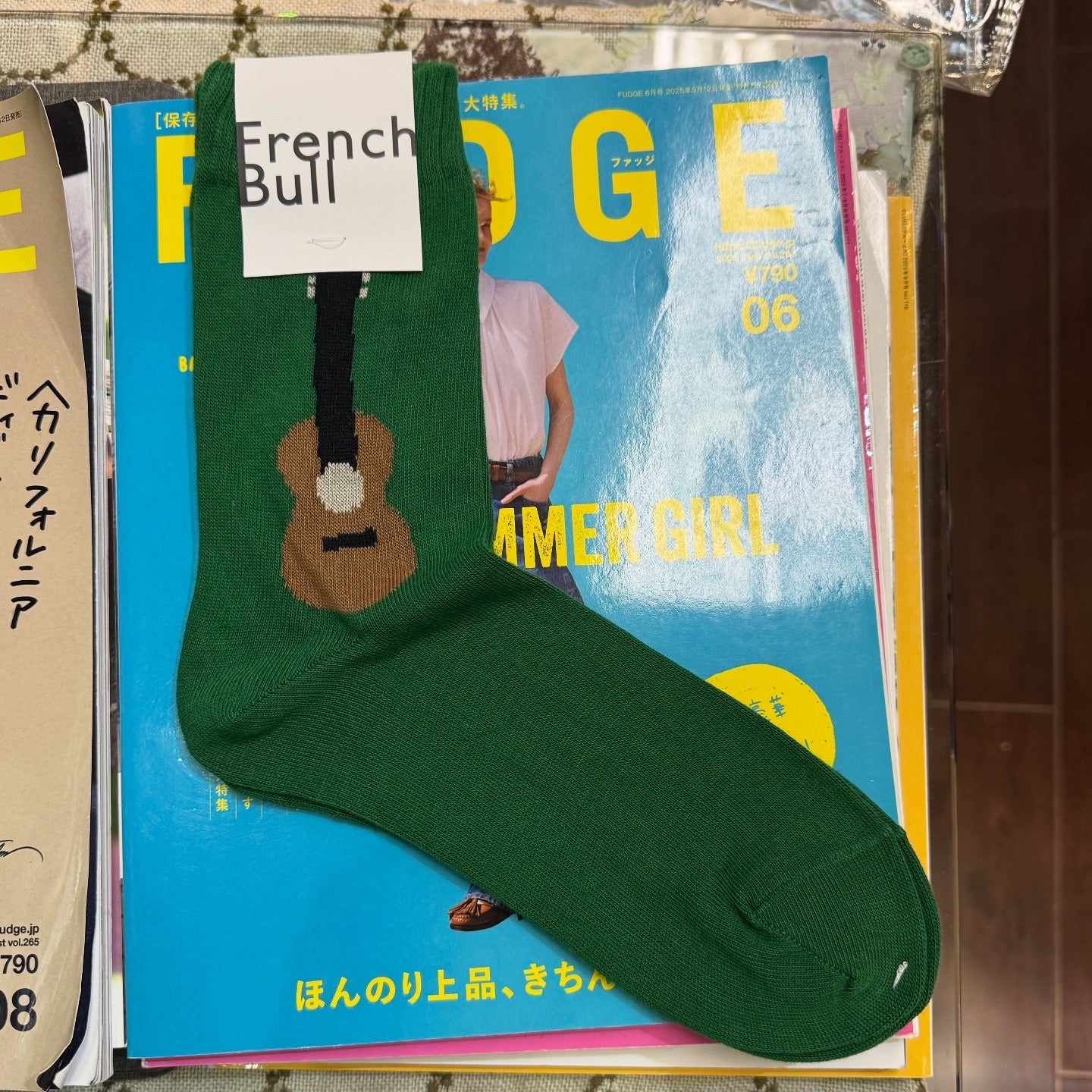 French Bull Guitar Socks, 3 Colors, made in Japan