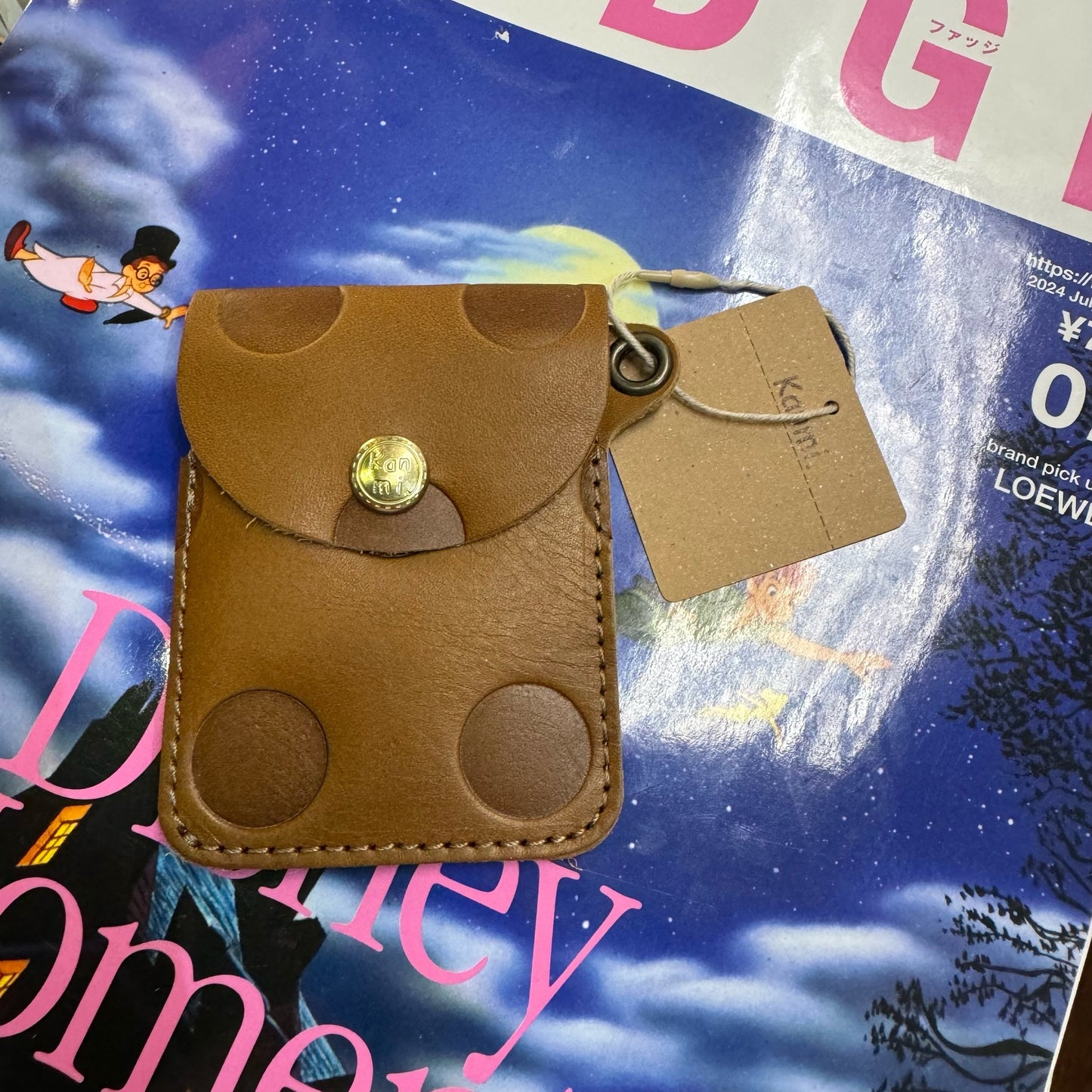 Kanmi Leather Card Holder, 2 Colors, made in Japan