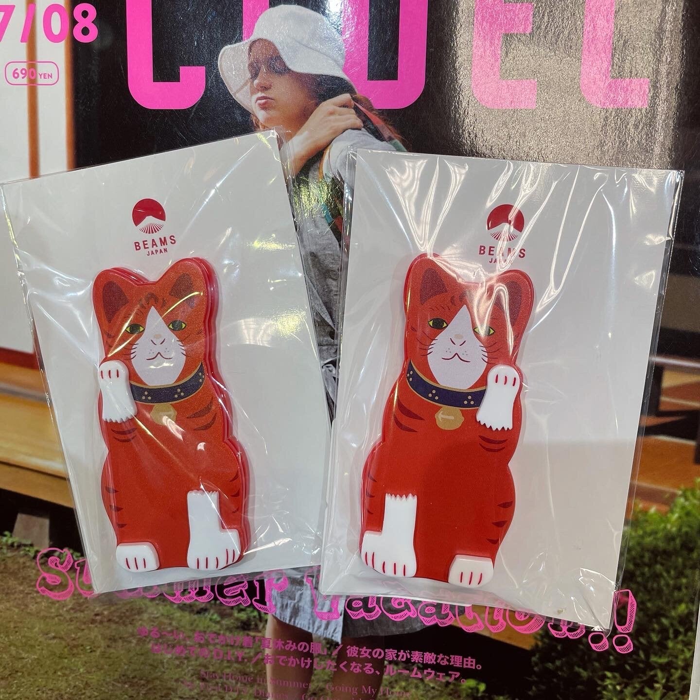 Sale- Beams Japan Cat Mirror, 2 Types, made in Japan