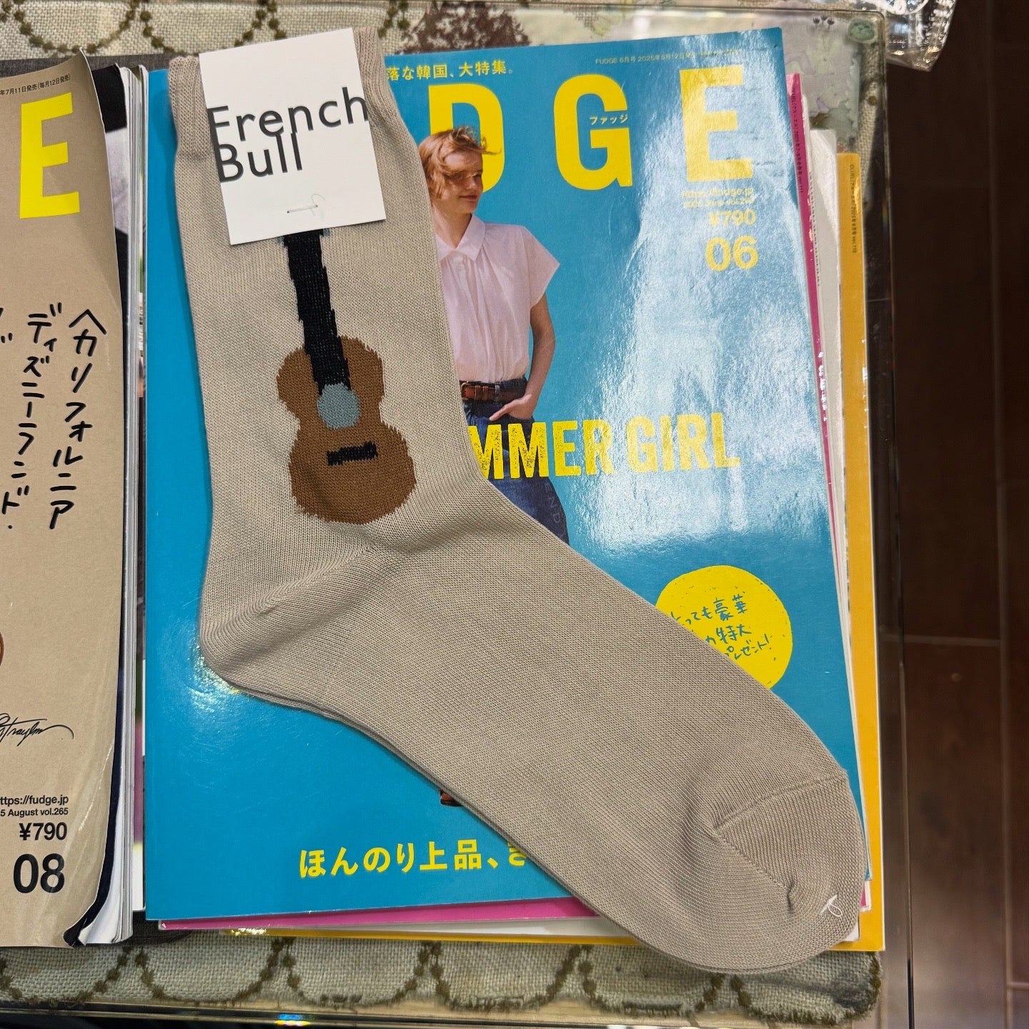 French Bull Guitar Socks, 3 Colors, made in Japan