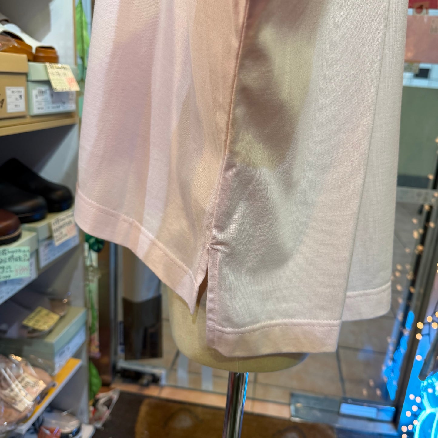 D/d Pink Cotton T-shirt, made in Japan