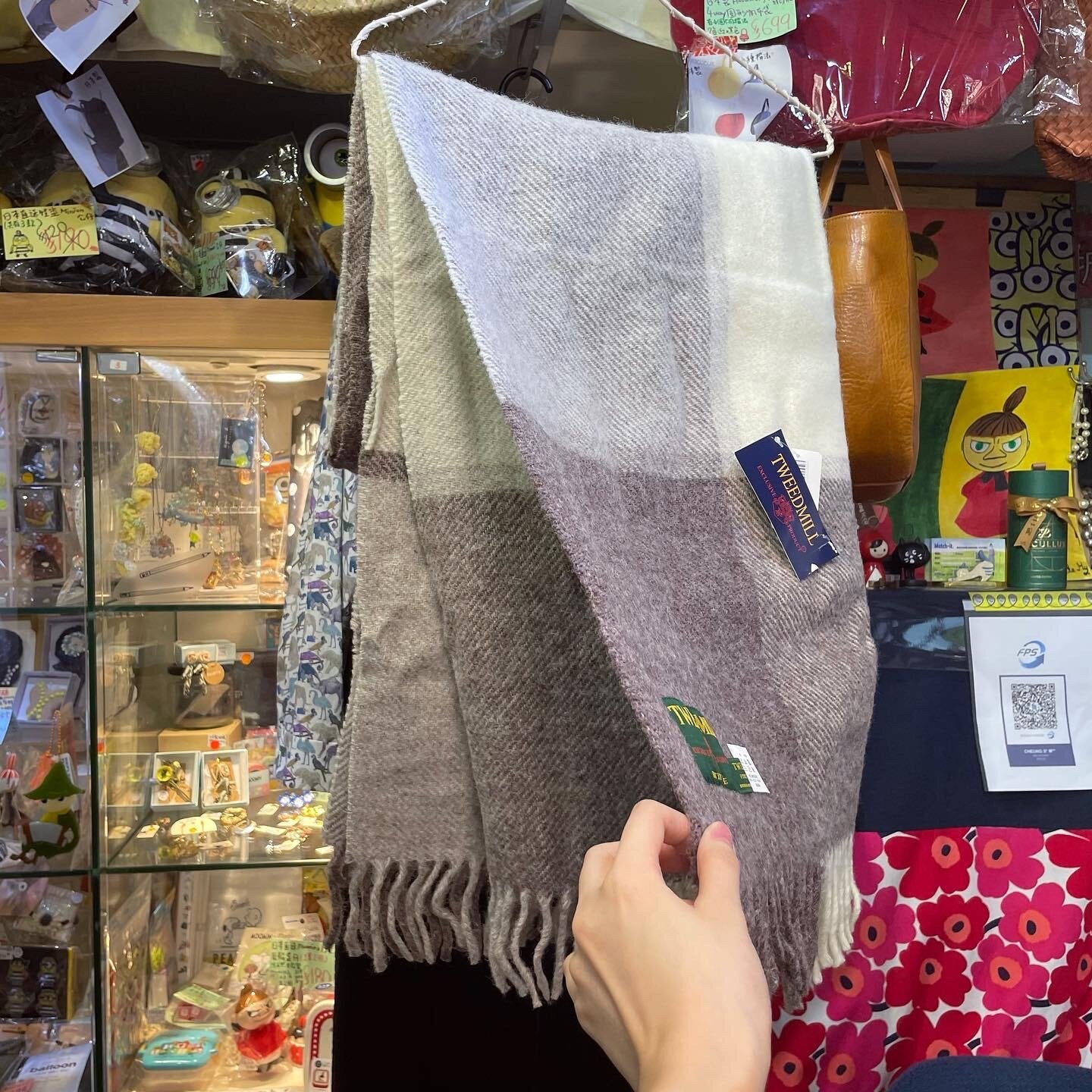 Sale- Tweedmill Wool Scarf, made in British