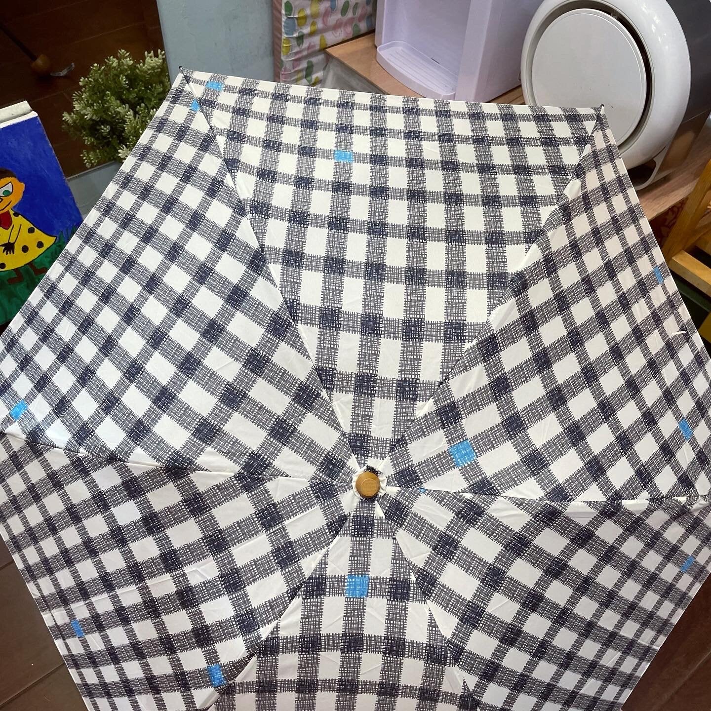 Gingham Umbrella, 2 Colors