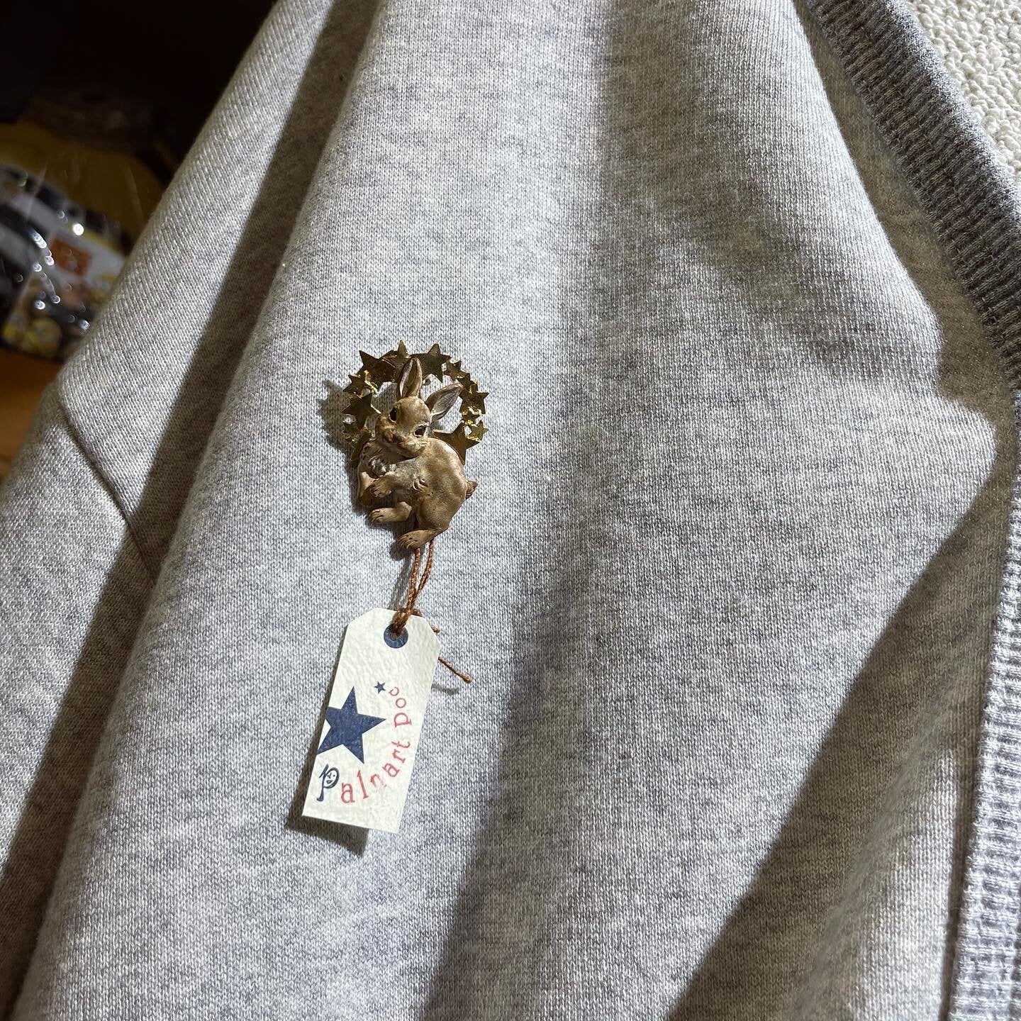 Palnart Poc Rabbit Brooch, made in Japan
