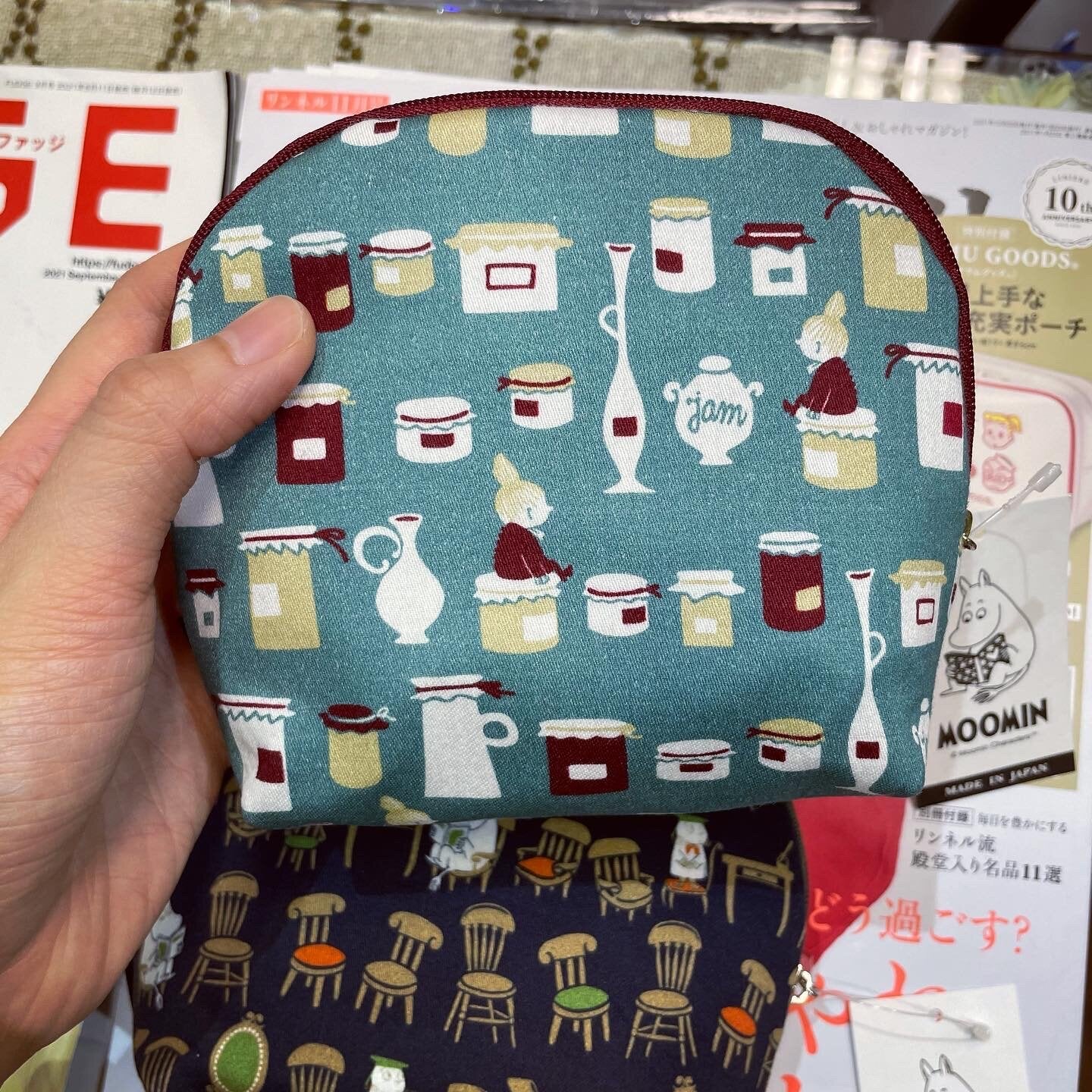 Sale- Moomin Pouch, 2 Colors, made in Japan