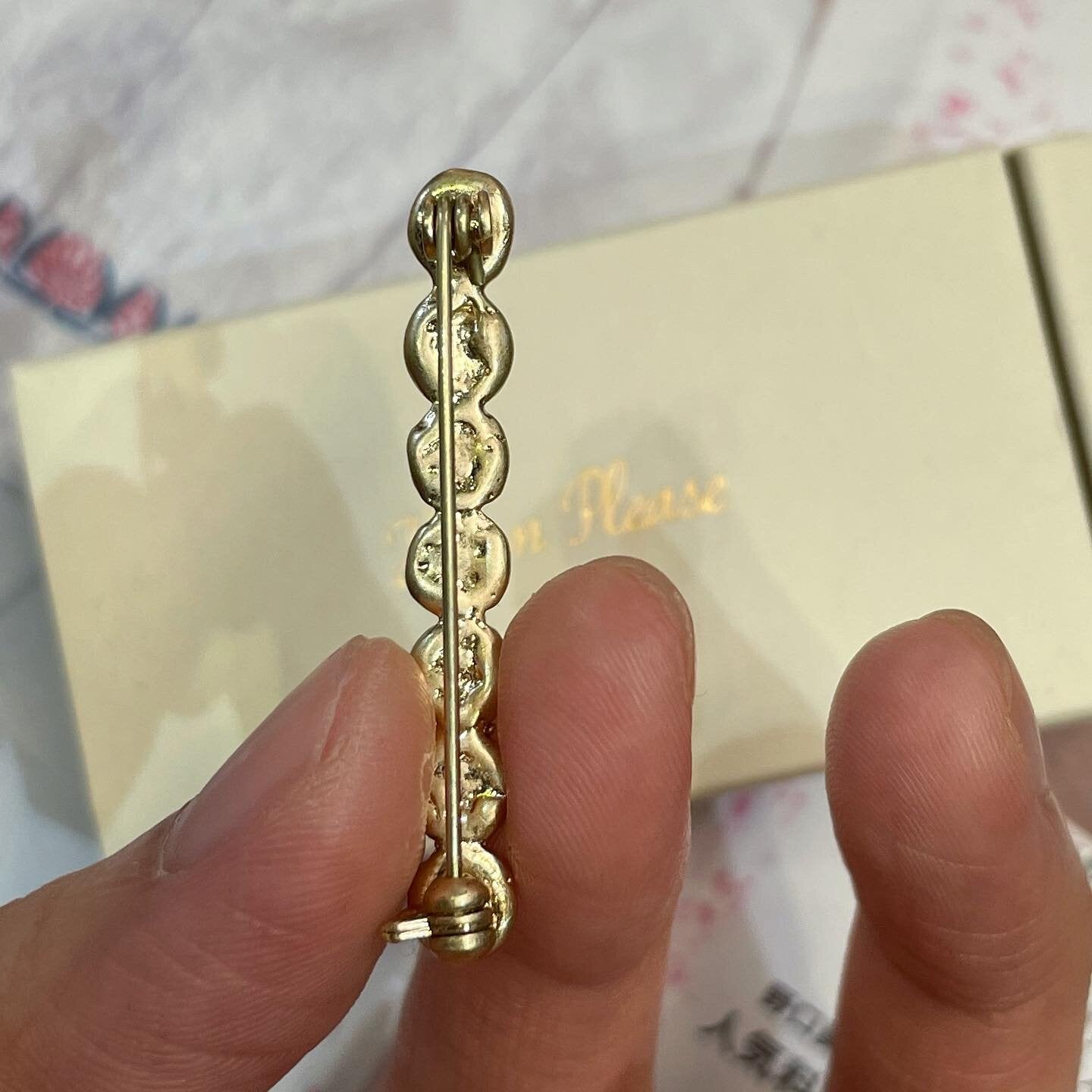 Horn Please Brooch, made in Korea