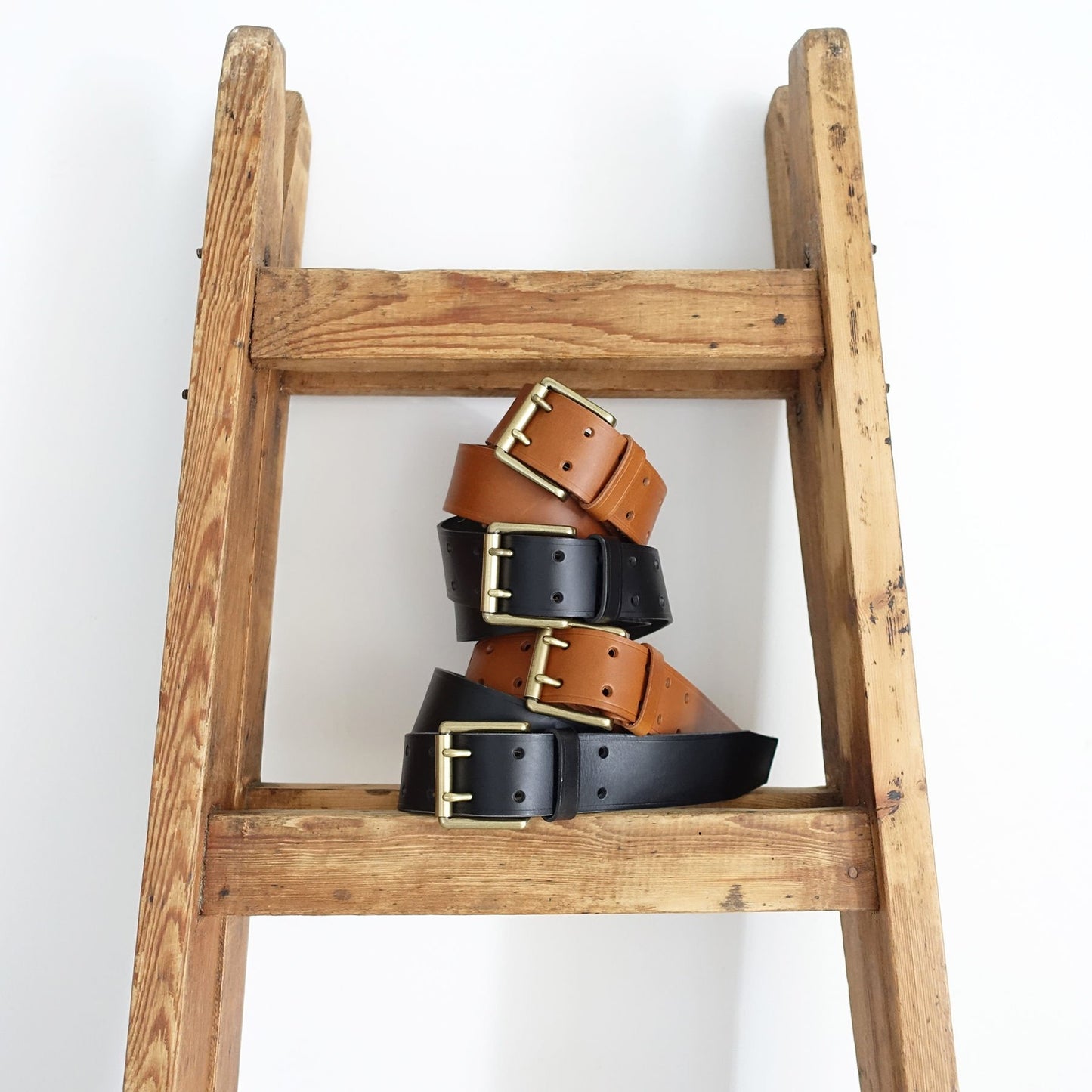 Sale- Ichi ANTIQUITES Cowhide Belt, 2 Colors, made in Japan