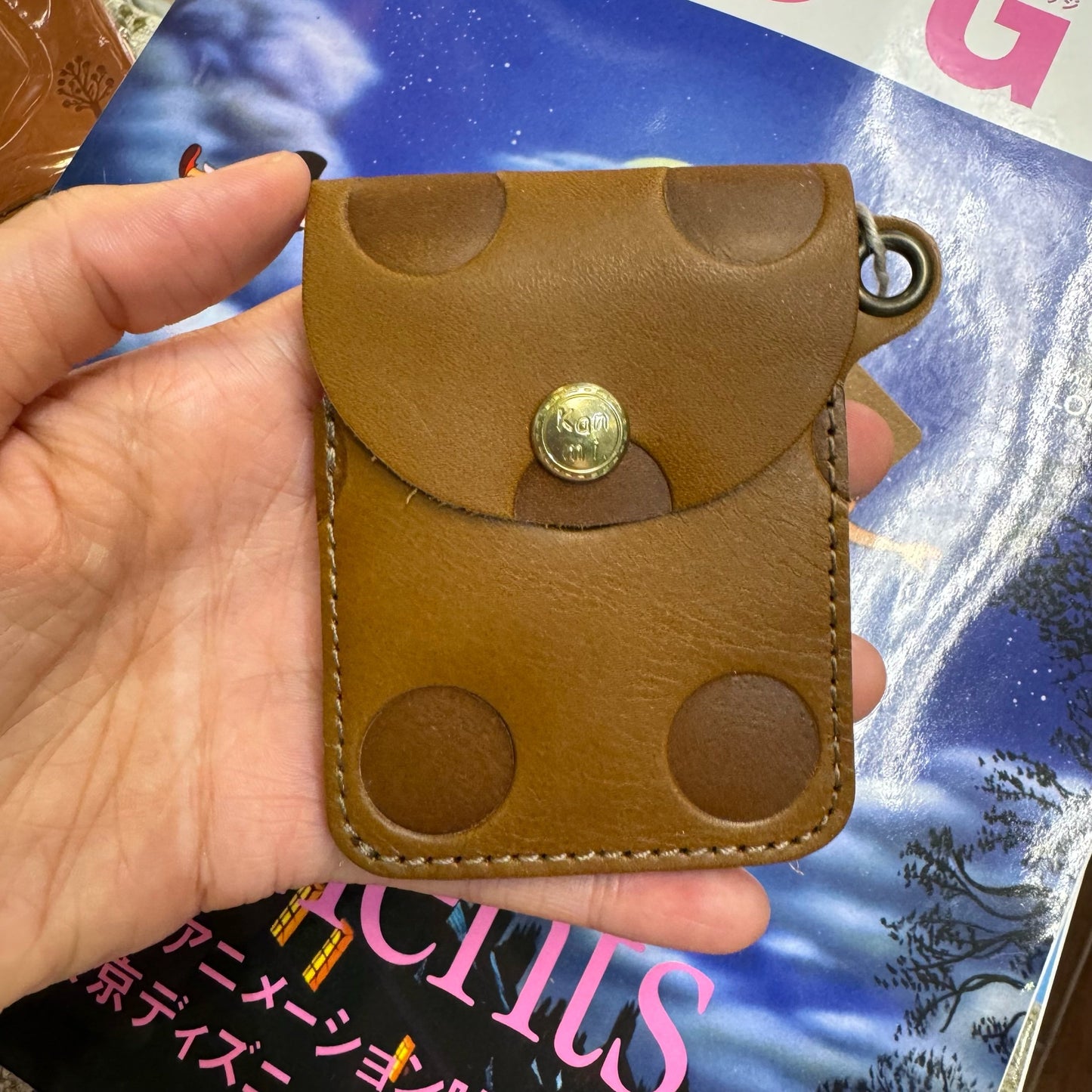 Kanmi Leather Card Holder, 2 Colors, made in Japan