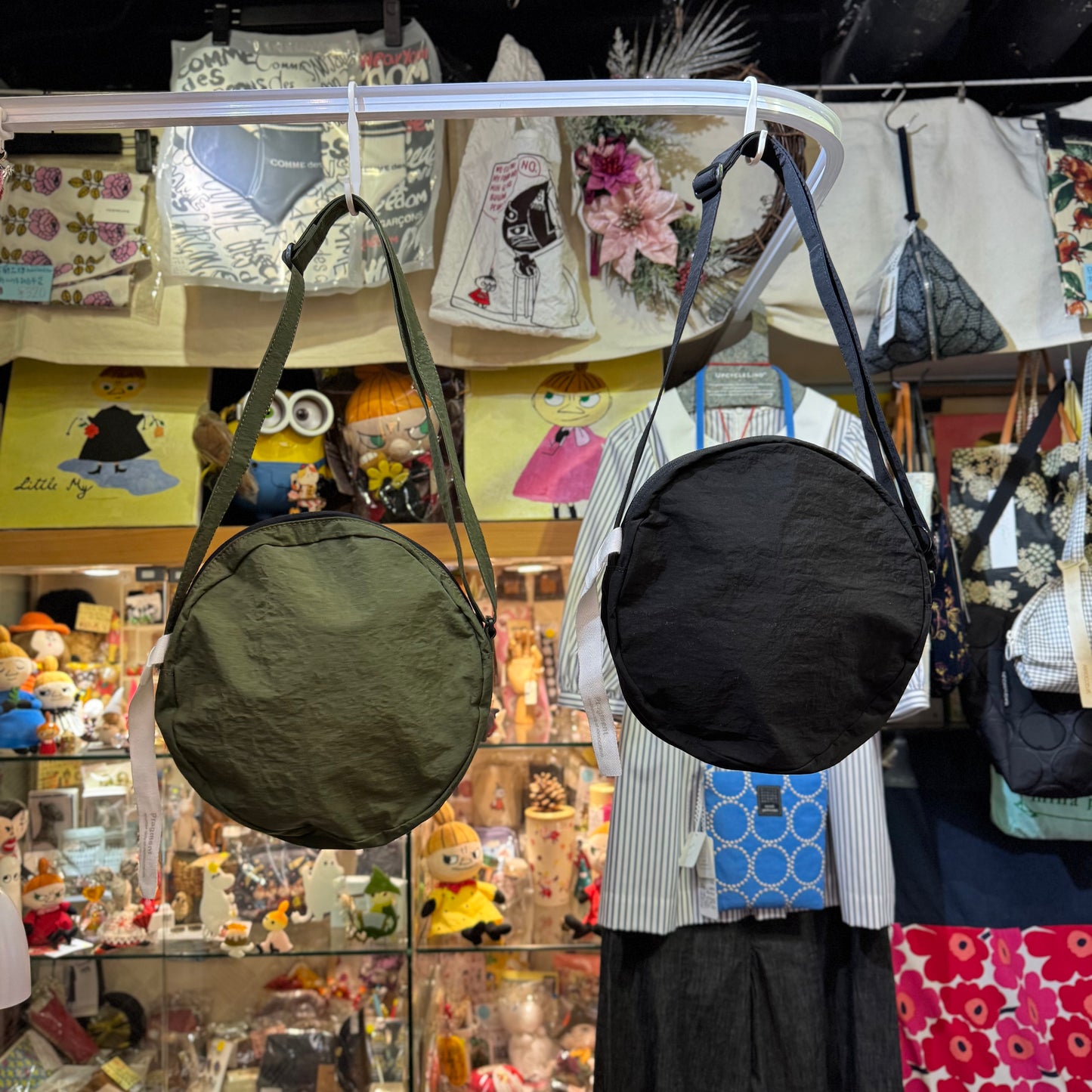 Anvocoeur Circle Nylon Bag, 2 Colors, made in Japan