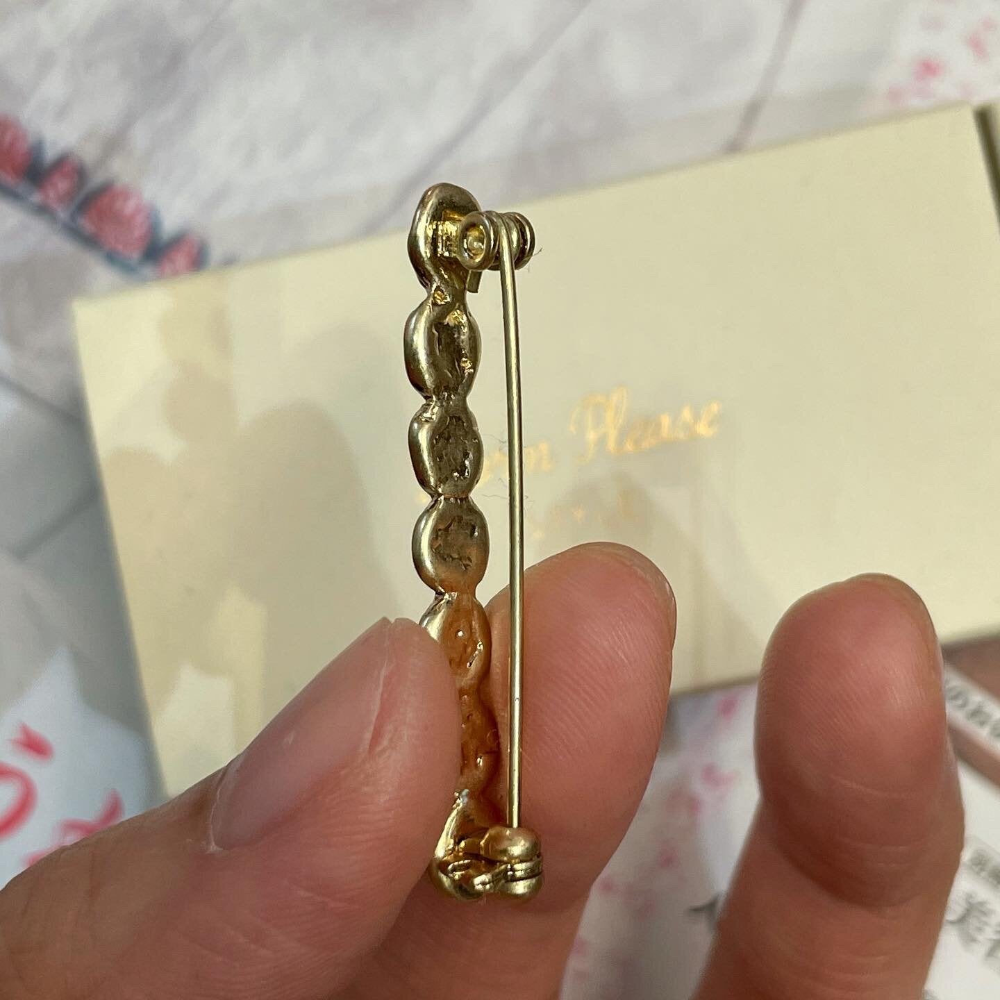 Horn Please Brooch, made in Korea