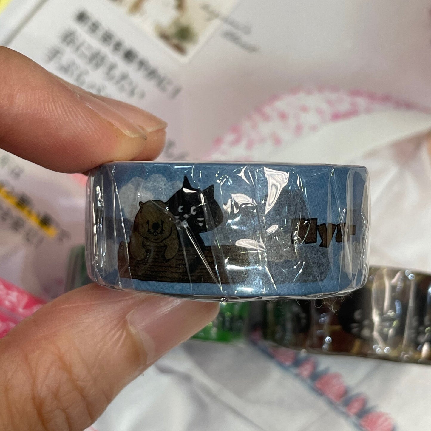 Ne-net Nya Otter Masking Tape, made in Japan