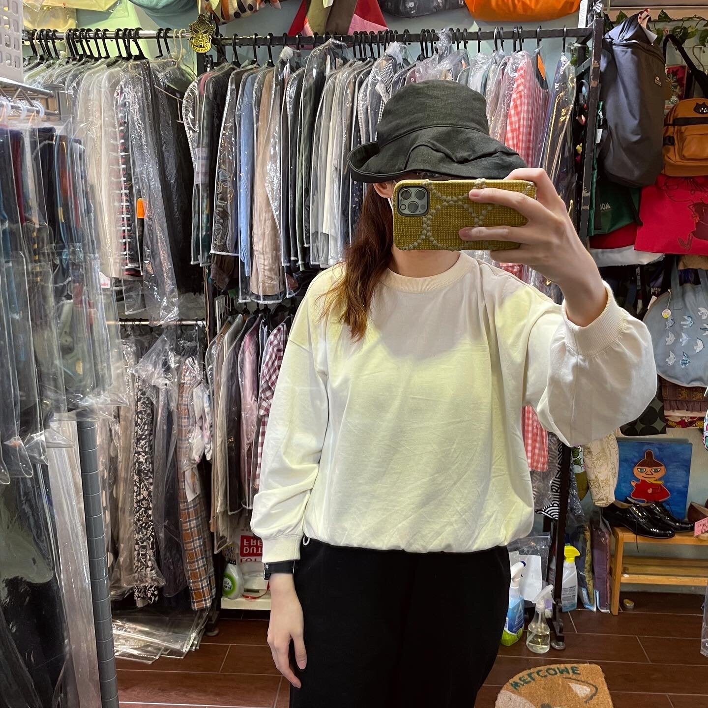 Sale- Ohana Bucket Charcoal Hat