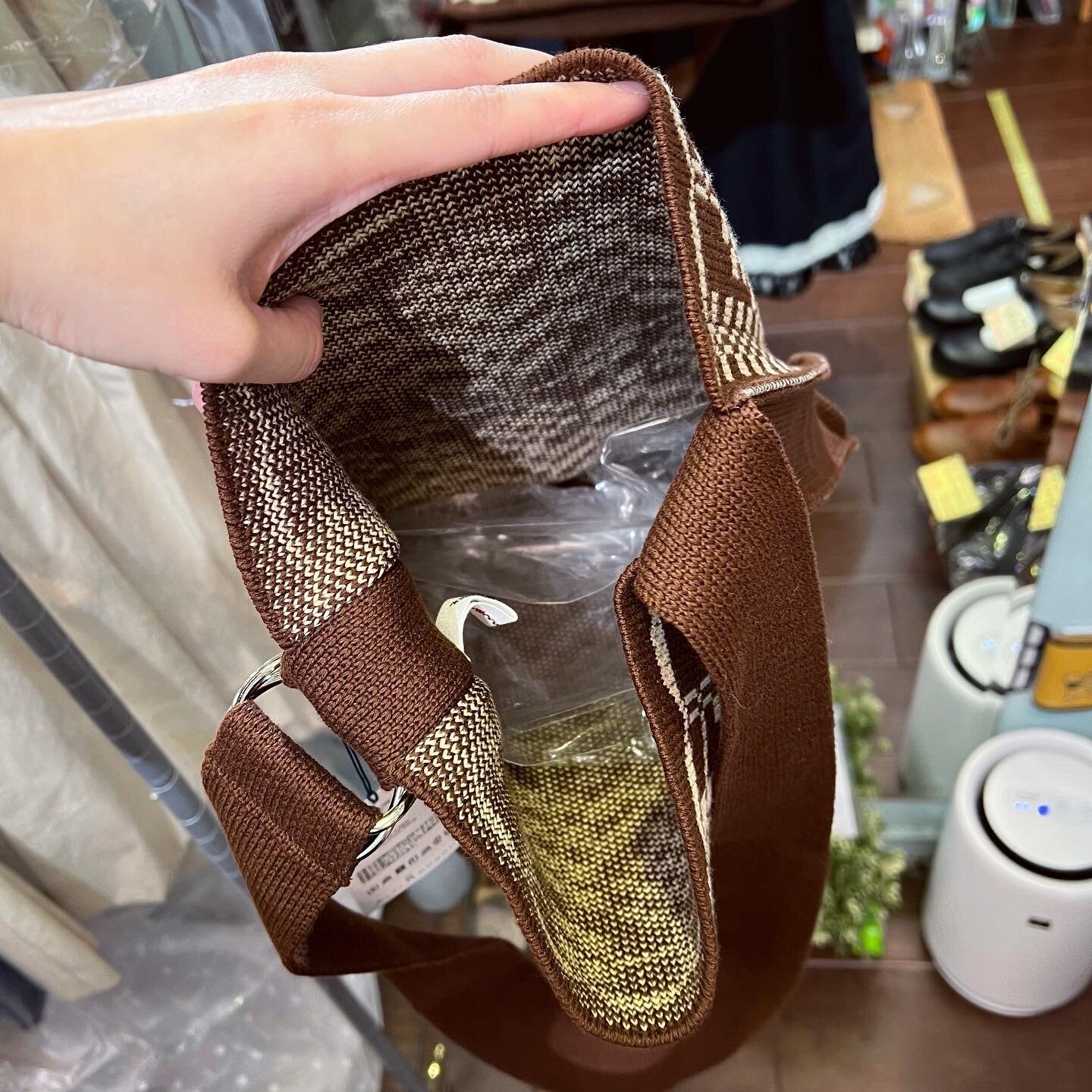 Sale- French bull Brown Bag, made in Japan