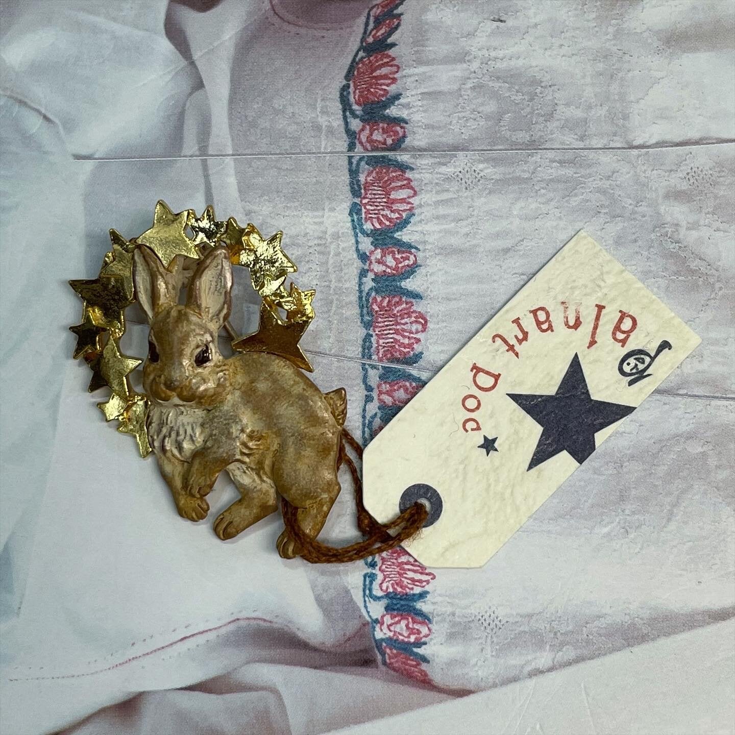 Palnart Poc Rabbit Brooch, made in Japan