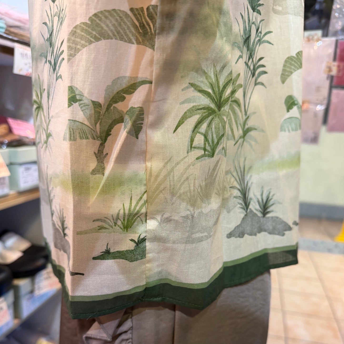Bon Vieux Temps X Deveaux Summer Print Shirt, made in Japan