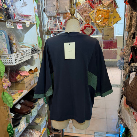 Munich Navy Blouse, made in Japan
