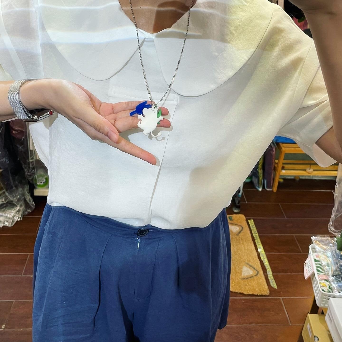 Sale- Moomin Acrylic Necklace, made in Sweden