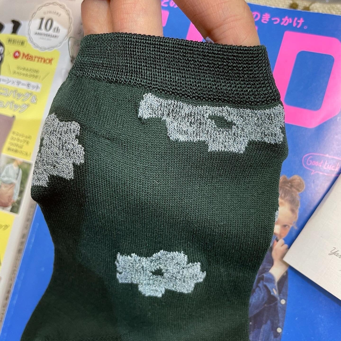 Sale- en Lille Floral Socks, 4 Colors, made in Japan