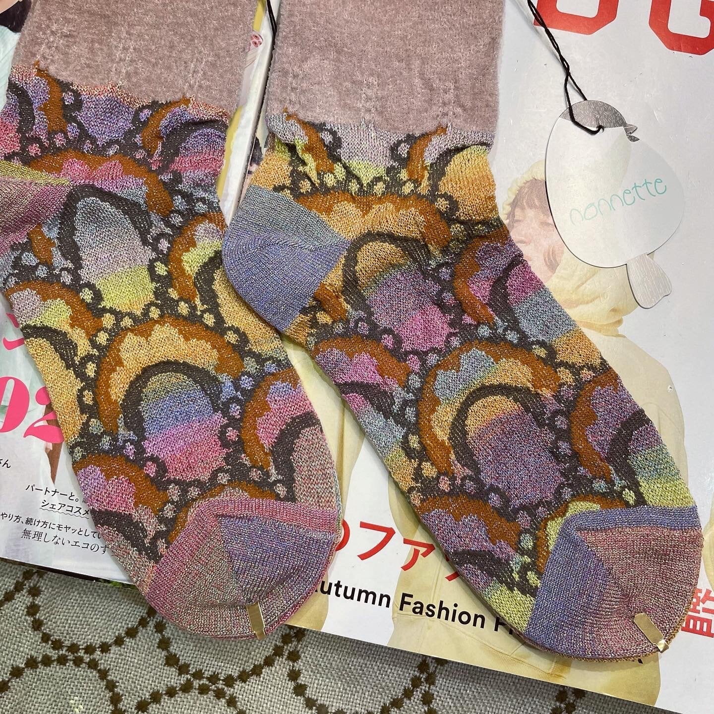 Sale- Nonnette Pink Socks, made in Japan