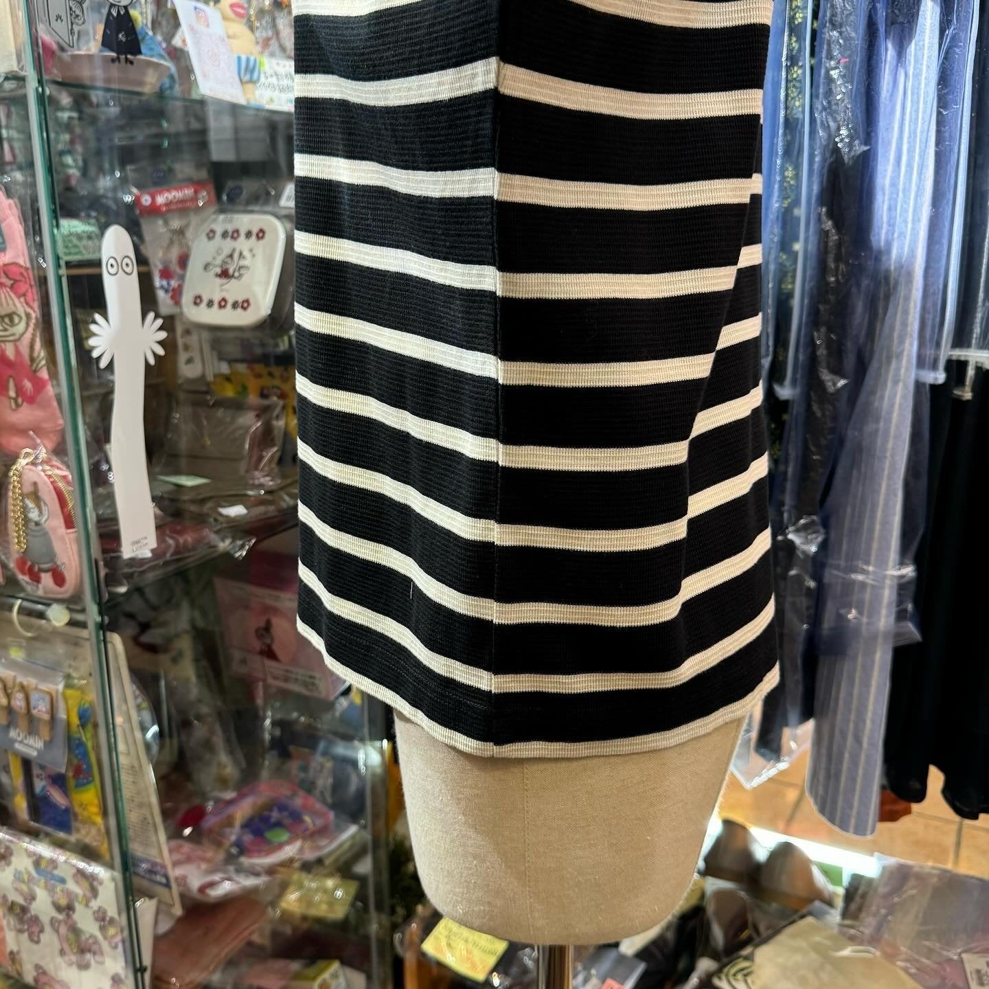 Hands of Creation Striped T-shirt, 2 Colors, made in Japan