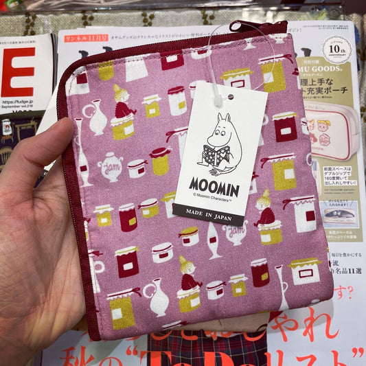Sale- Moomin Small Pouch, 3 Colors, made in Japan