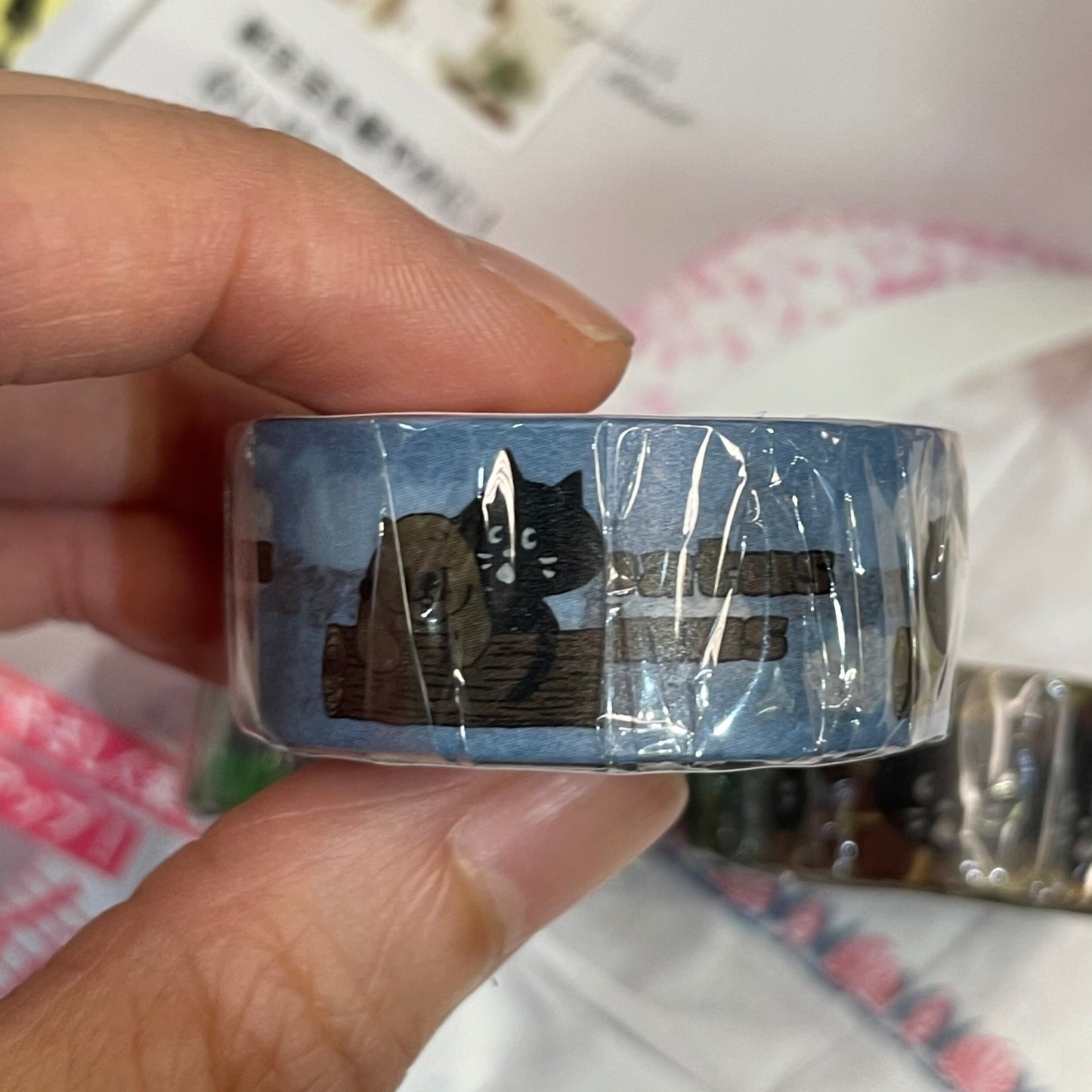 Ne-net Nya Otter Masking Tape, made in Japan