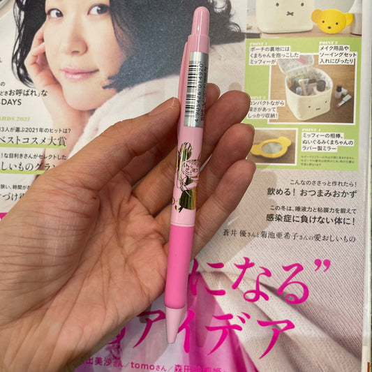 Little My and Moomin Black ink Ballpoint Pen, made in Japan