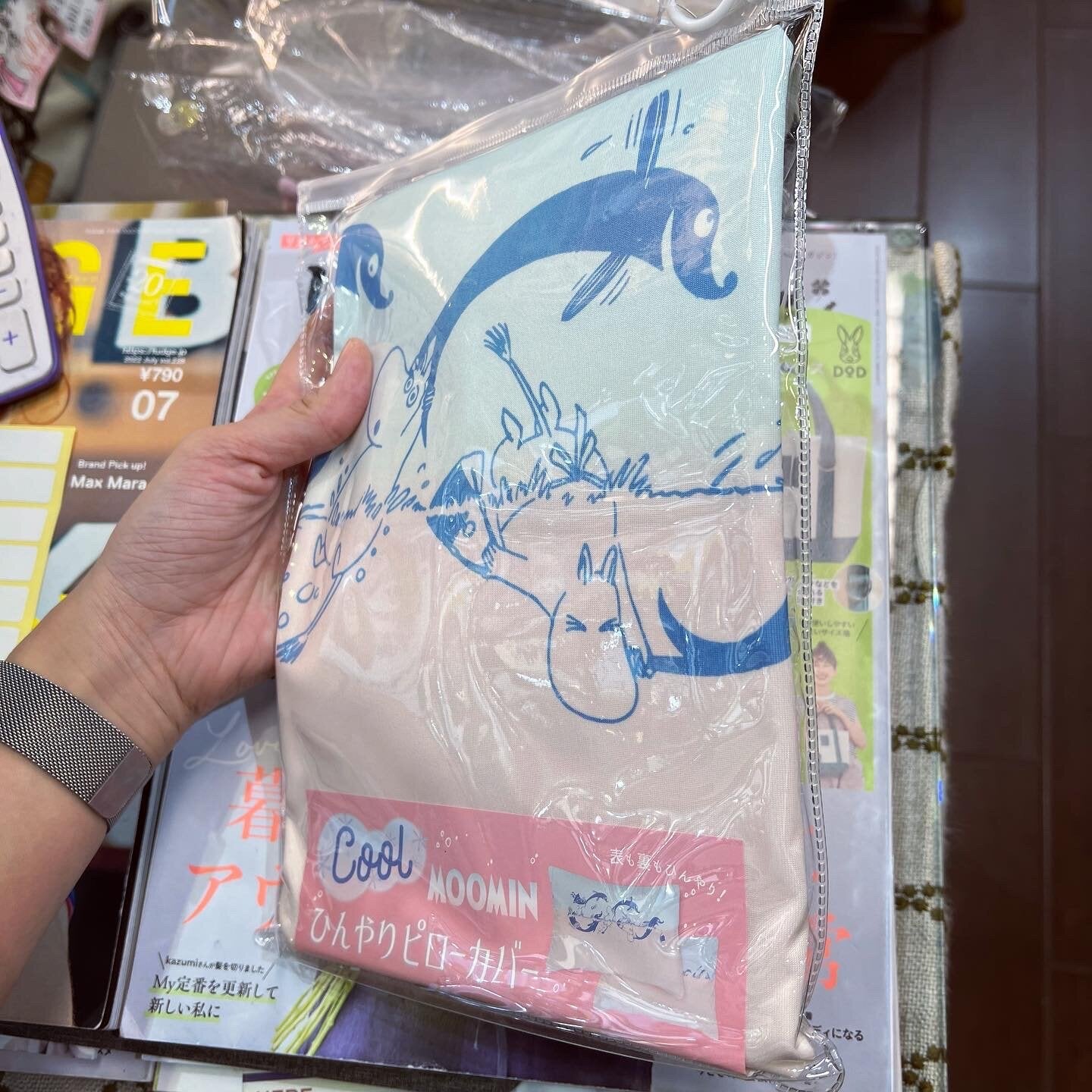 Moomin Cooling Pillow Case, Cover